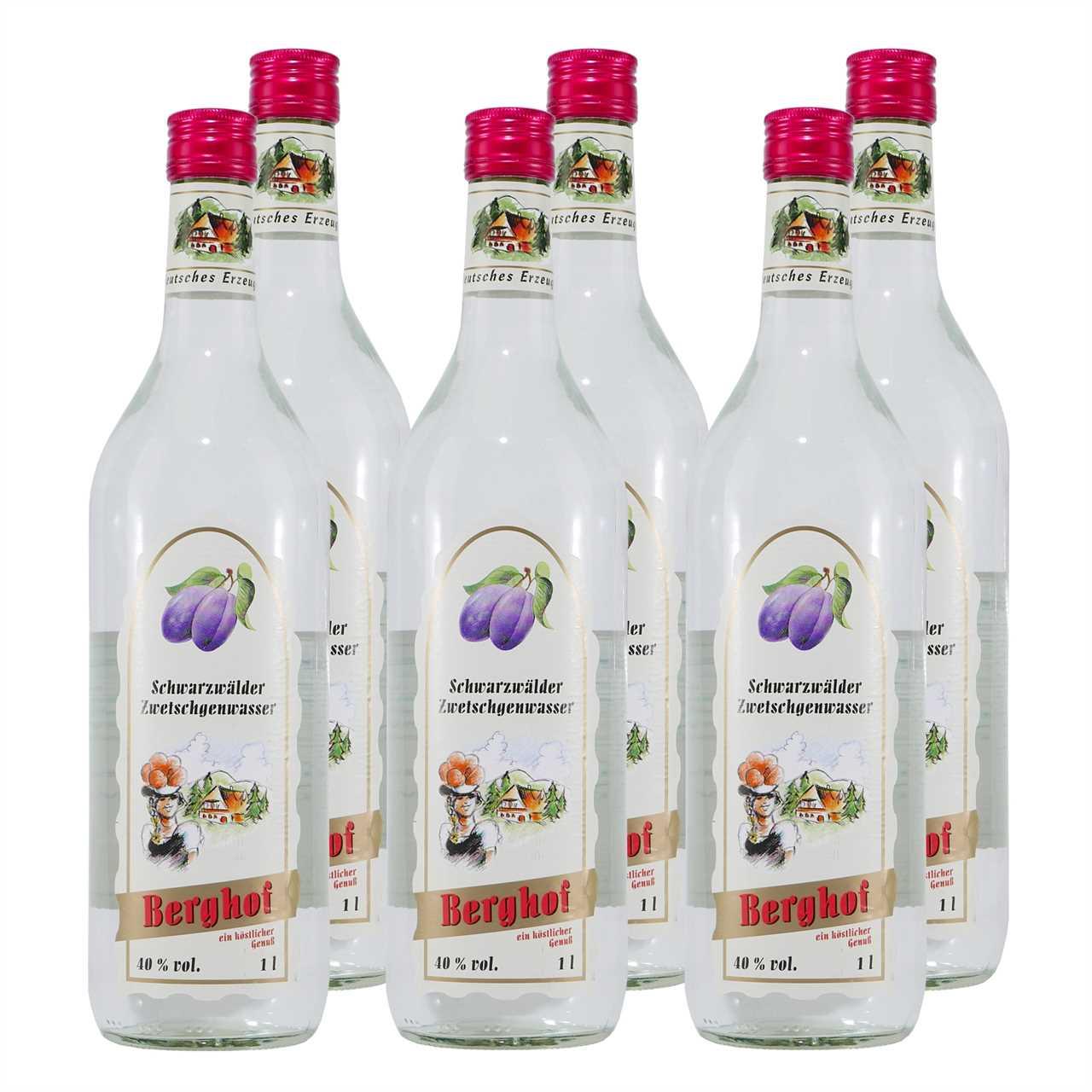 Berghof Zwetschgenwasser (6 x 1,0L)