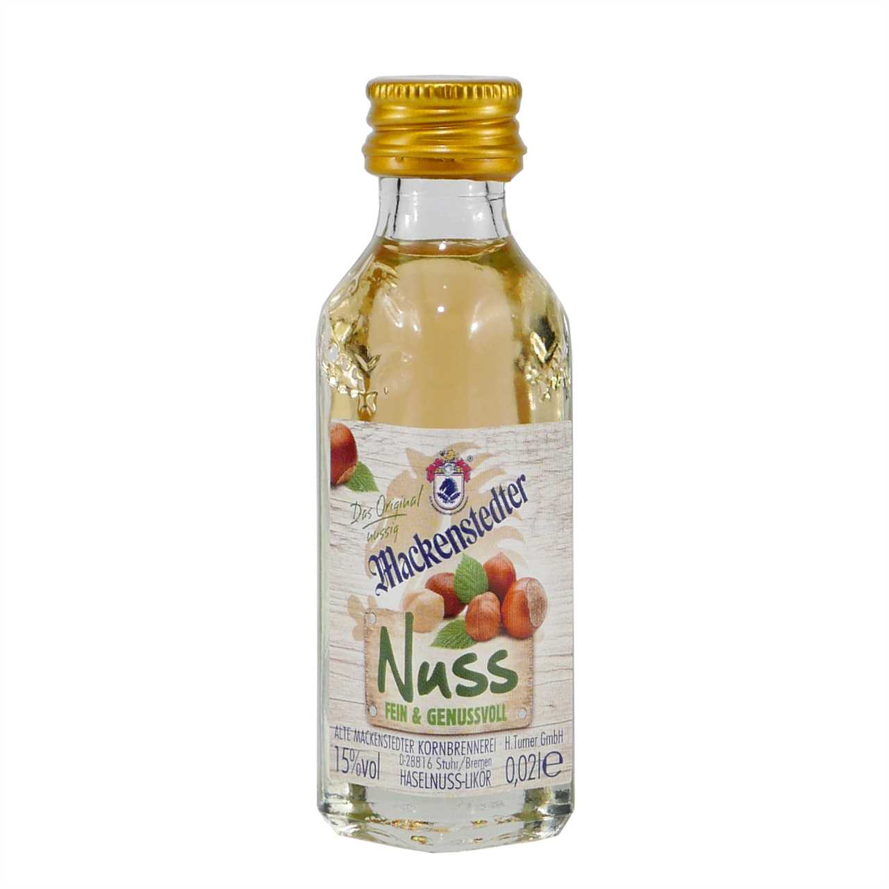 Mackenstedter Nuss Likör (25 x 0,02L)