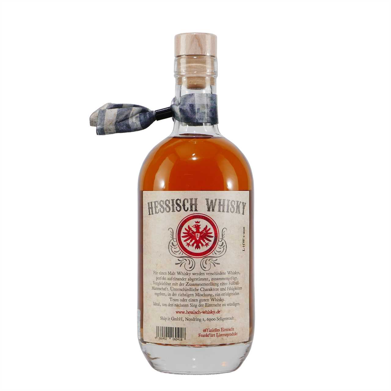Hessisch Whisky - Eintracht Frankfurt Edition mit Geschenk-HK