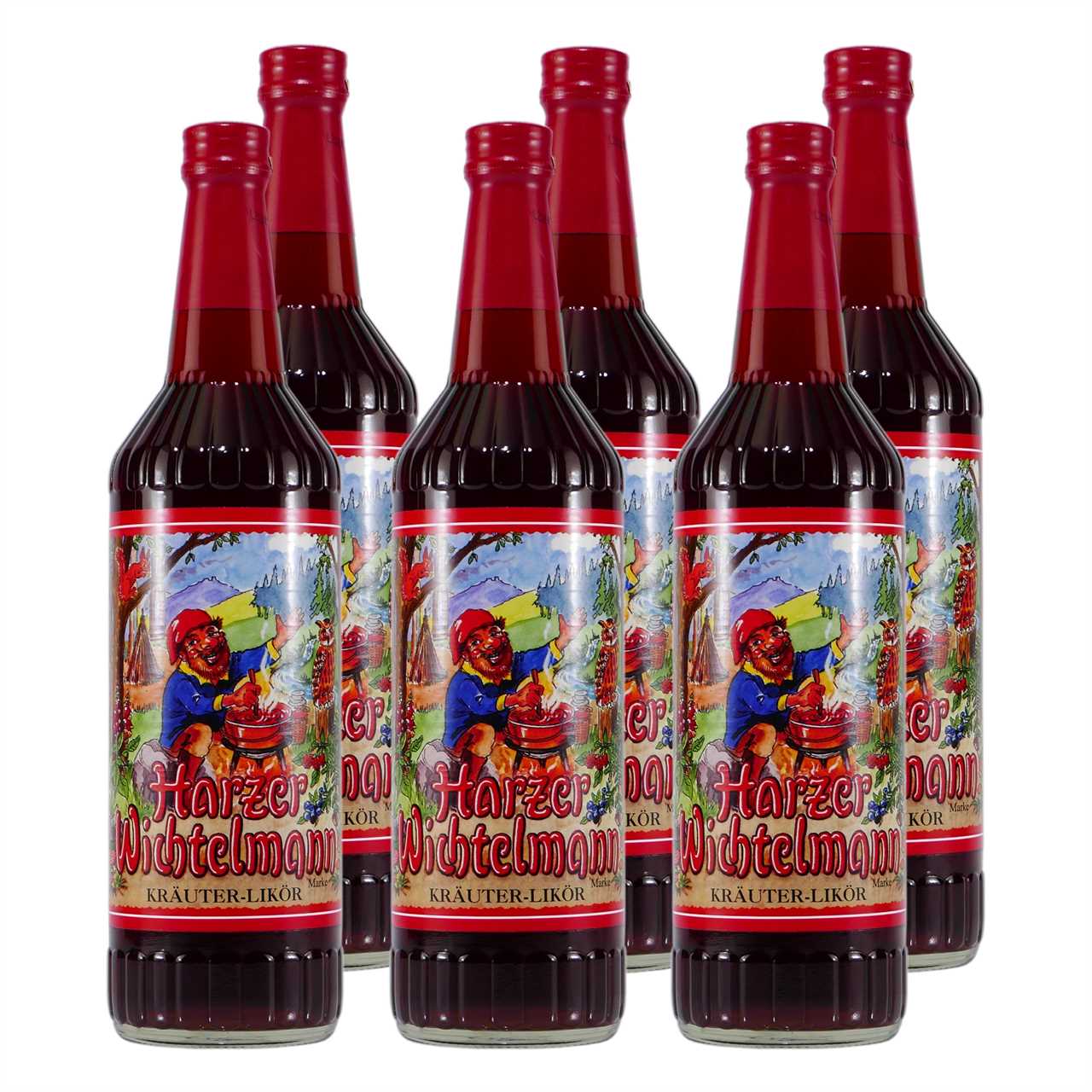 Harzer Wichtelmann Kräuter-Likör (6 x 0,7L)