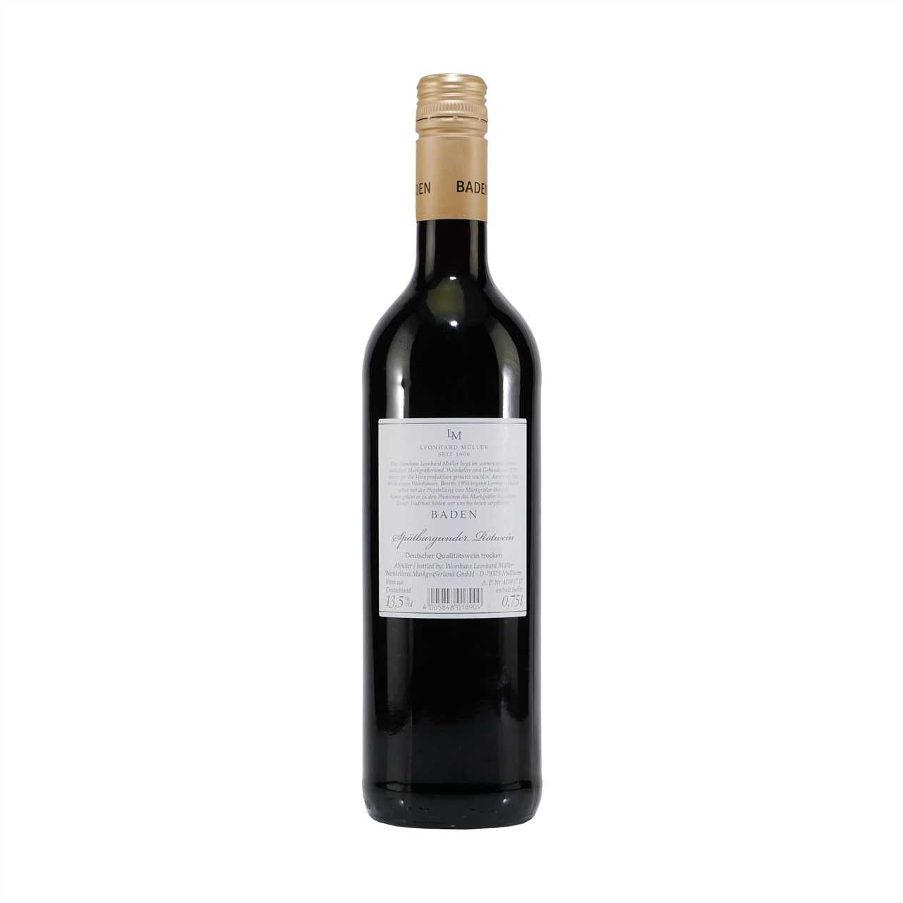 Leonhard Müller Spätburgunder - Rotwein -trocken- (6 x 0,75L)