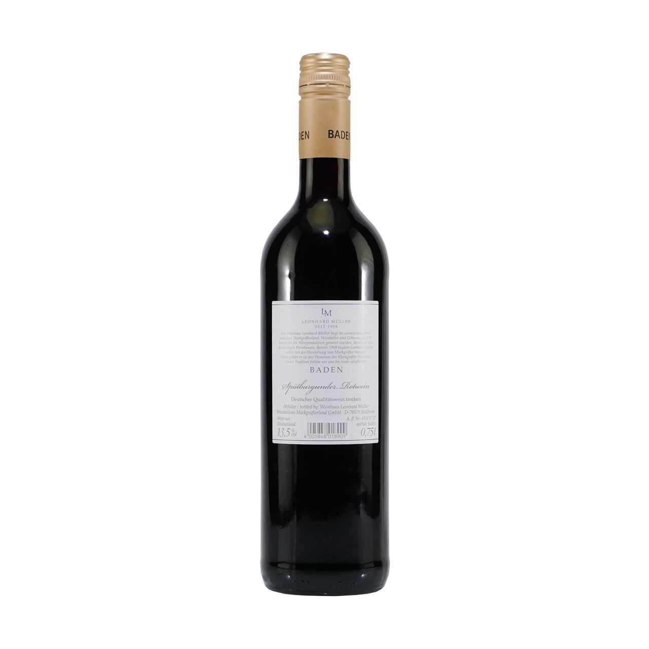 Leonhard Müller Spätburgunder - Rotwein -trocken- (6 x 0,75L)