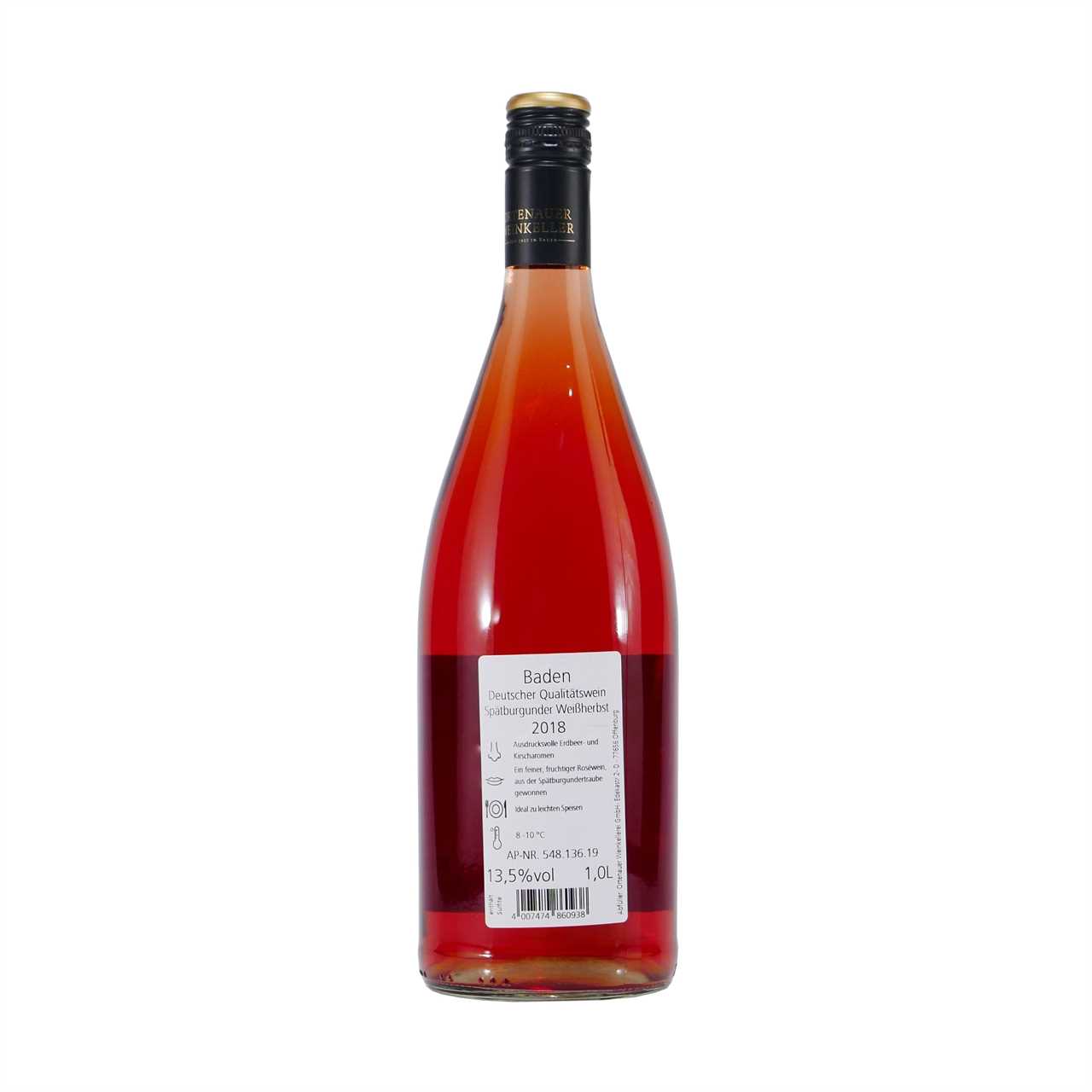 Spätburgunder Weißherbst Roséwein Baden -trocken- (6 x 1,0L)