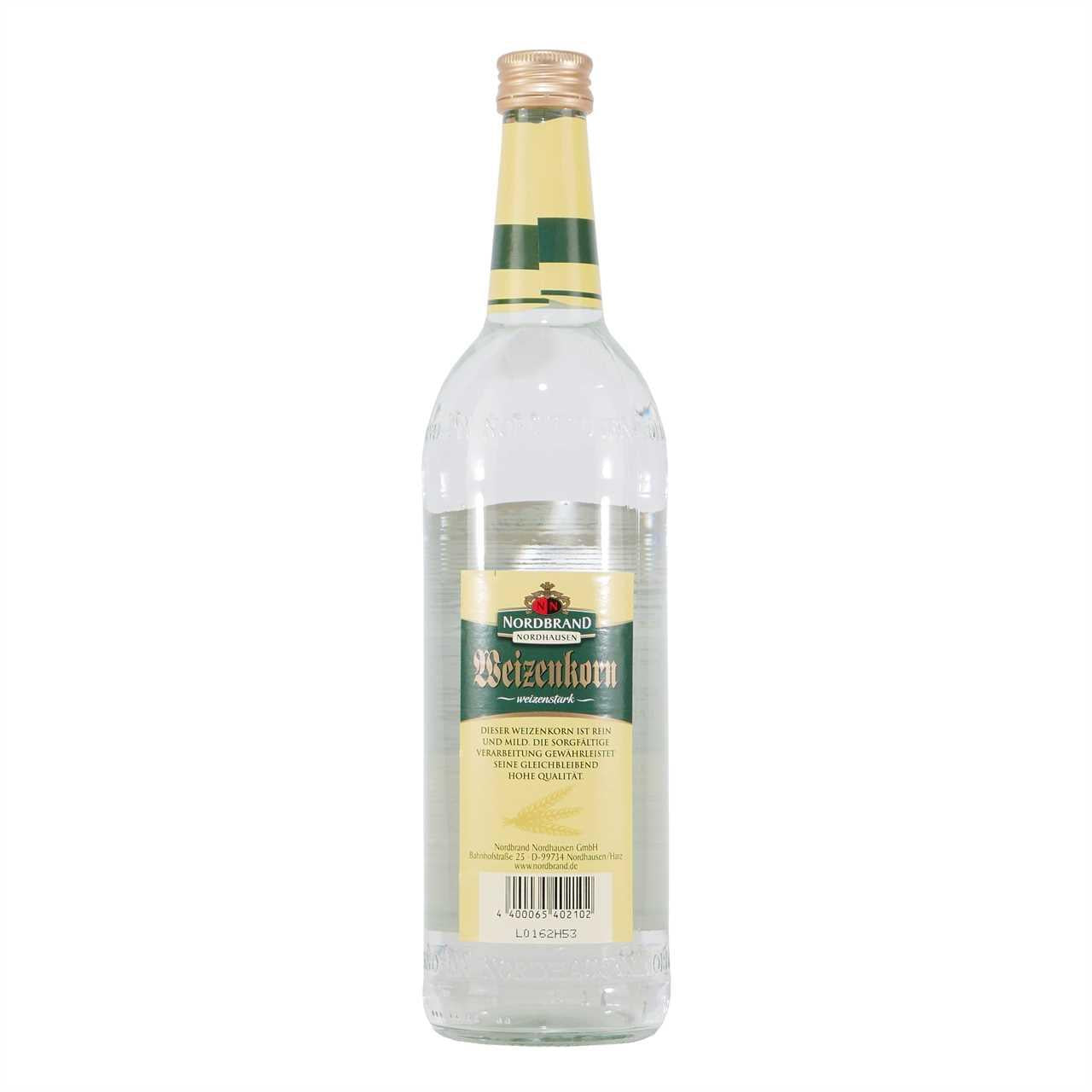Nordbrand Weizenkorn mit Geschenk-Holzkiste