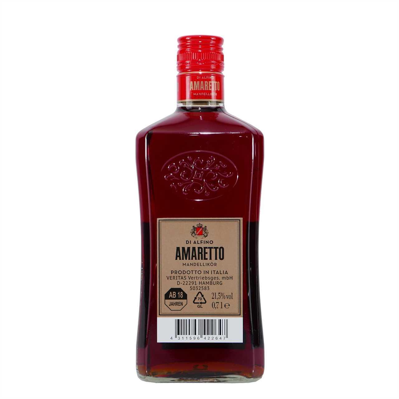 Di Alfino Amaretto - Mandellikör mit Geschenk-HK
