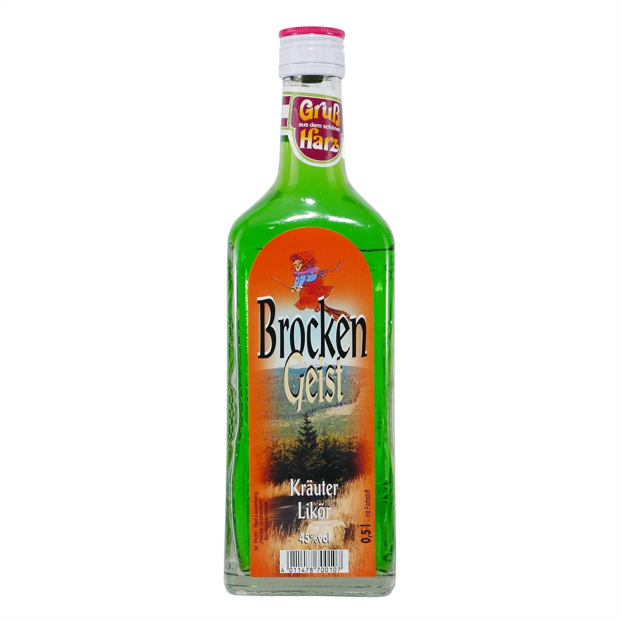 Brocken Geist Kräuter-Likör mit Geschenk-Holzkiste