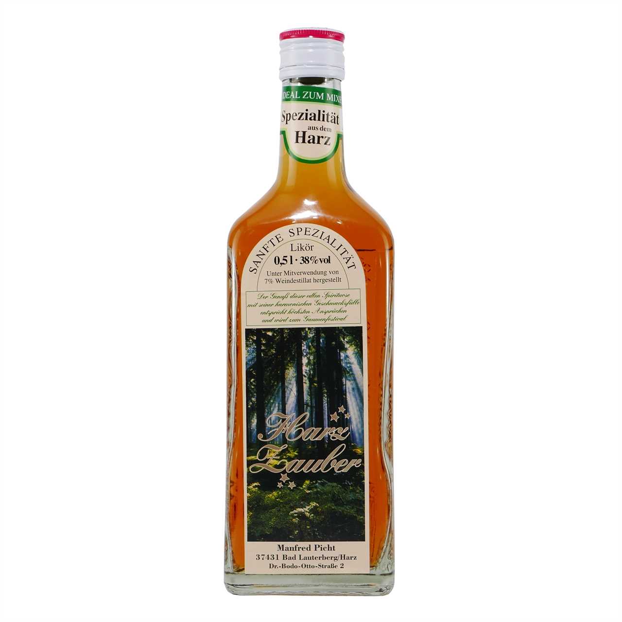 Harz Zauber Edel-Likör mit Geschenk-Holzkiste