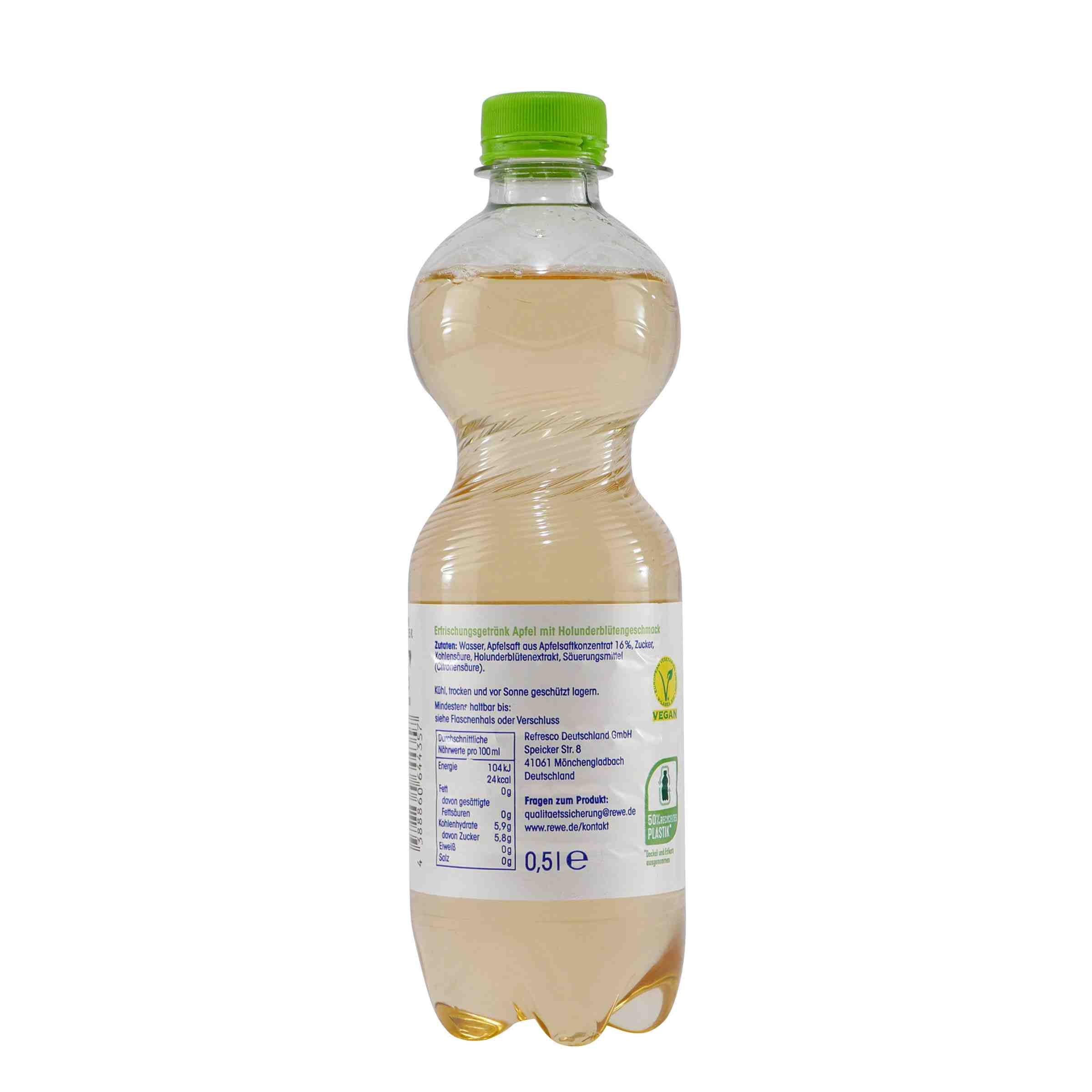 ja! Apfel-Holunderblüte Erfrischungsgetränk (6 x 0,5L)