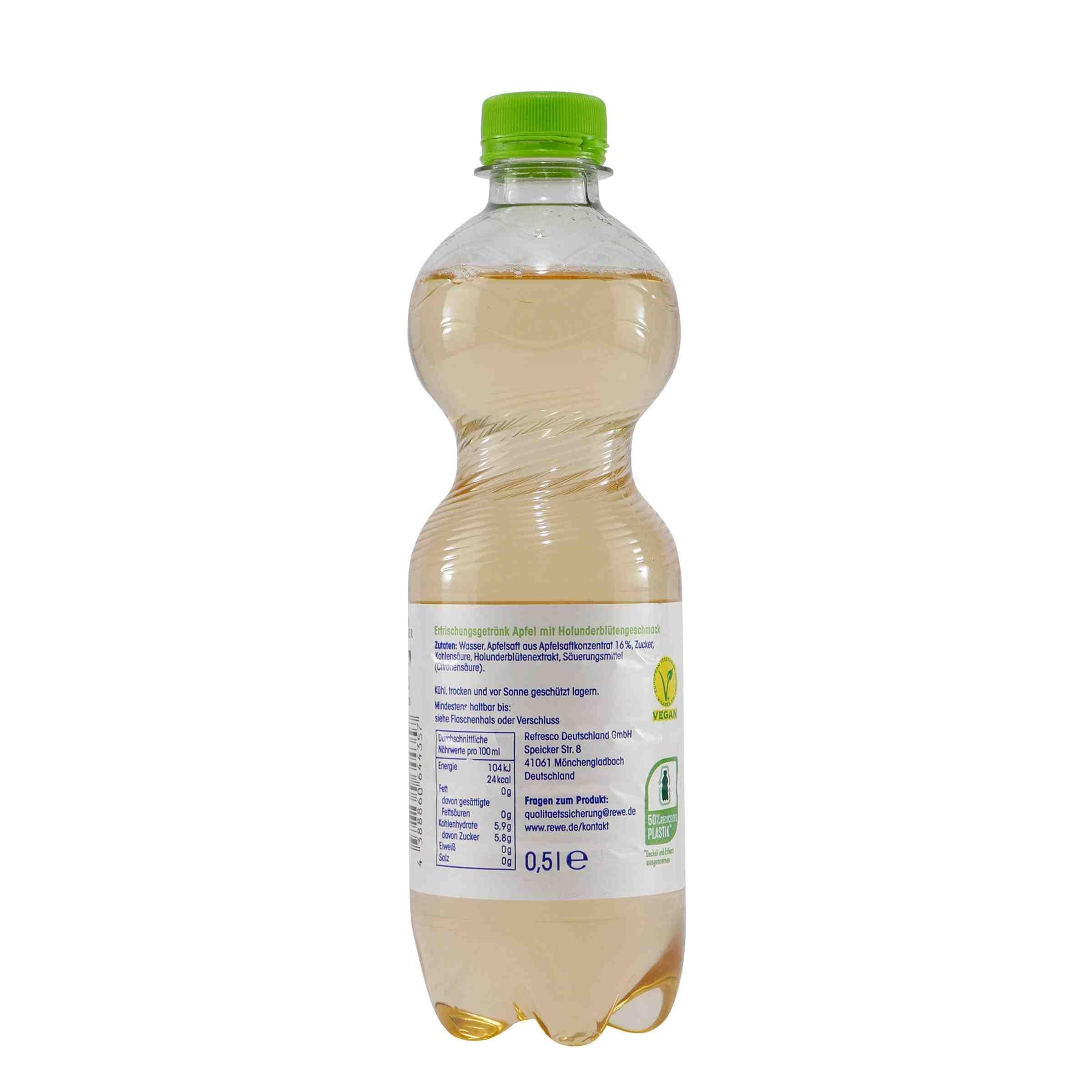 ja! Apfel-Holunderblüte Erfrischungsgetränk (6 x 0,5L)