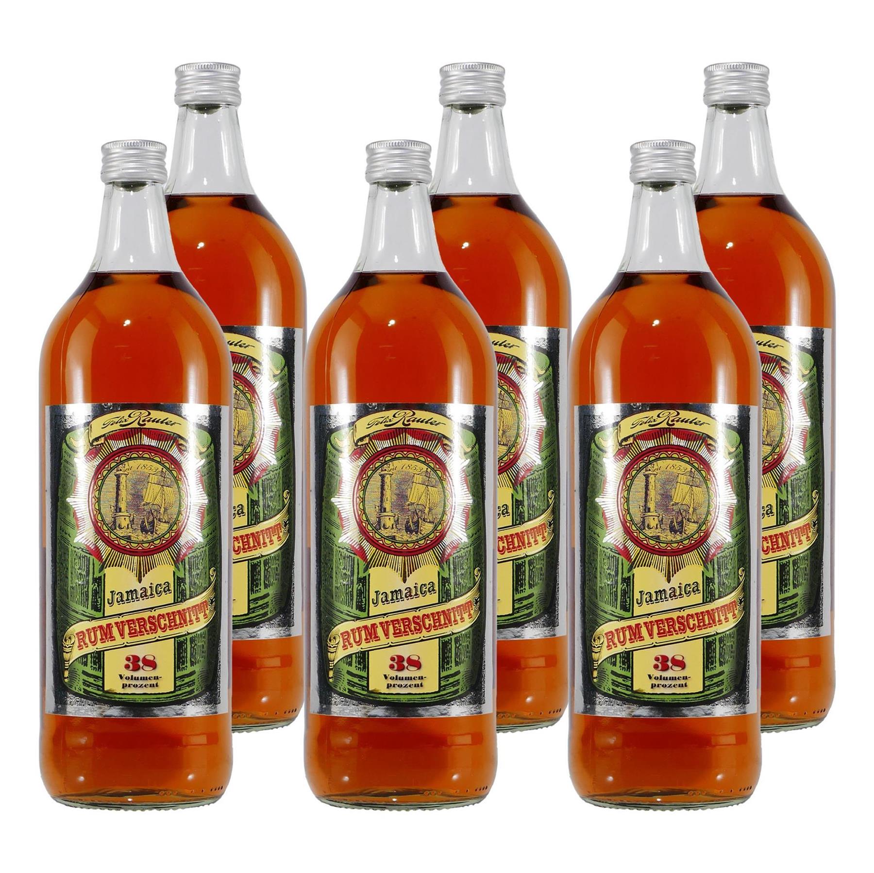 Rauter Jamaica Rum Verschnitt (6 x 1,0L)