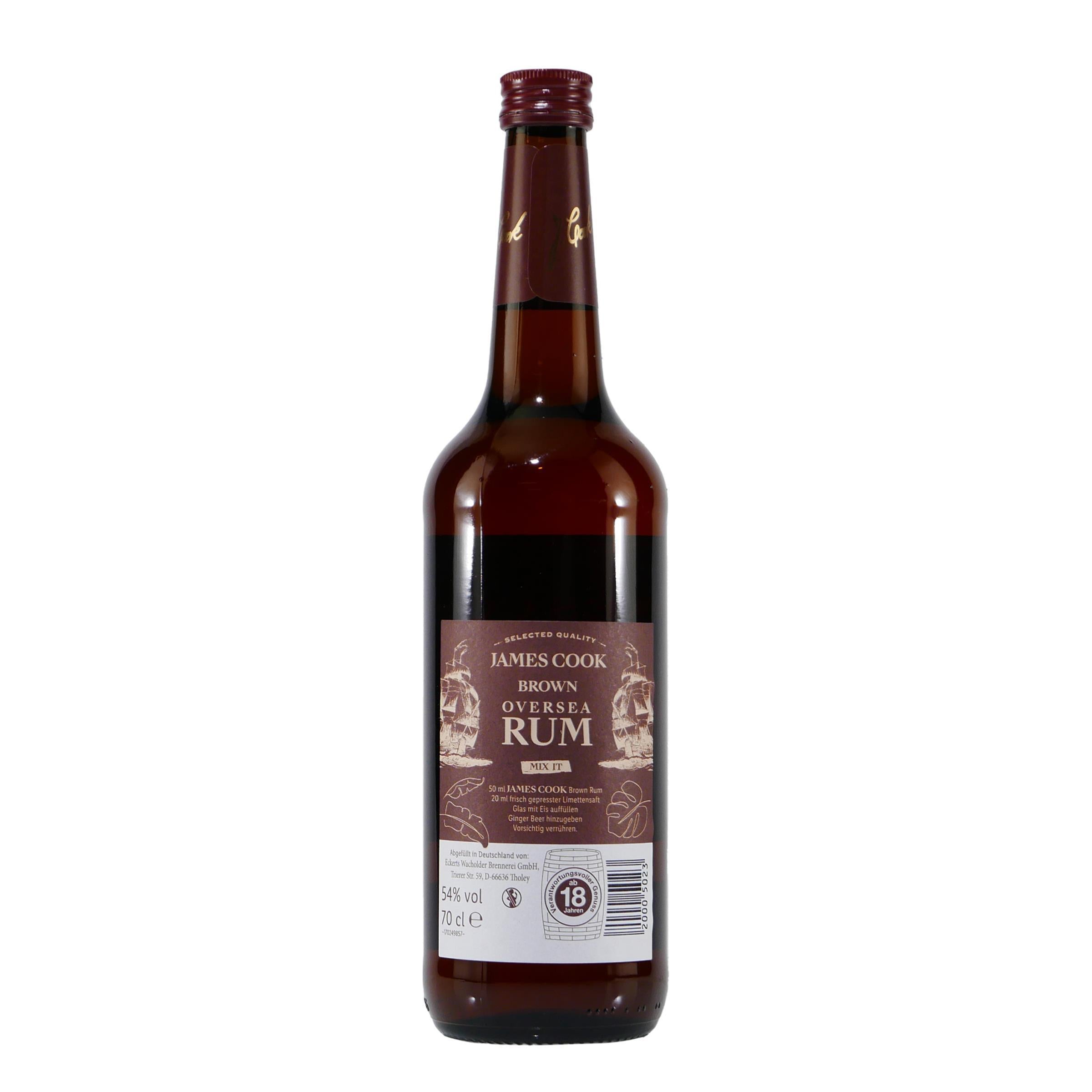James Cook Oversea Rum 54% mit Geschenk-HK