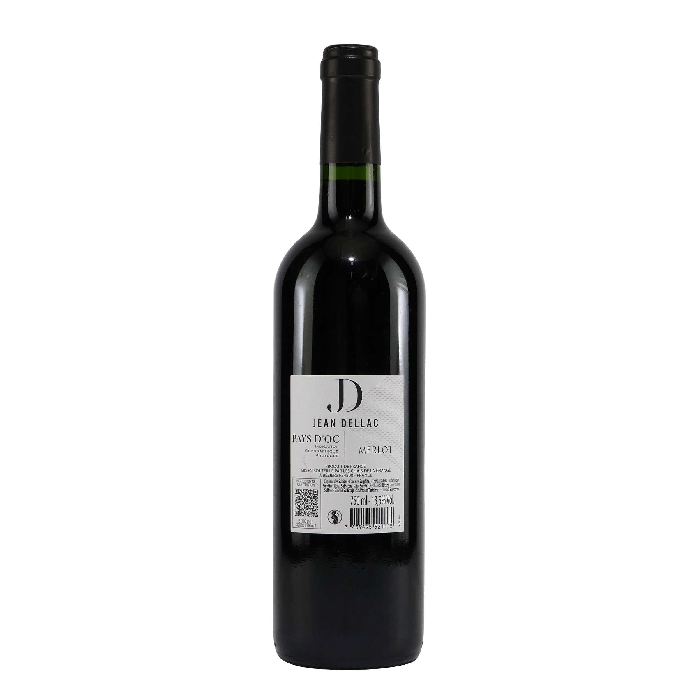 Jean Dellac Merlot IGP -trocken- (6 x 0,75L)
