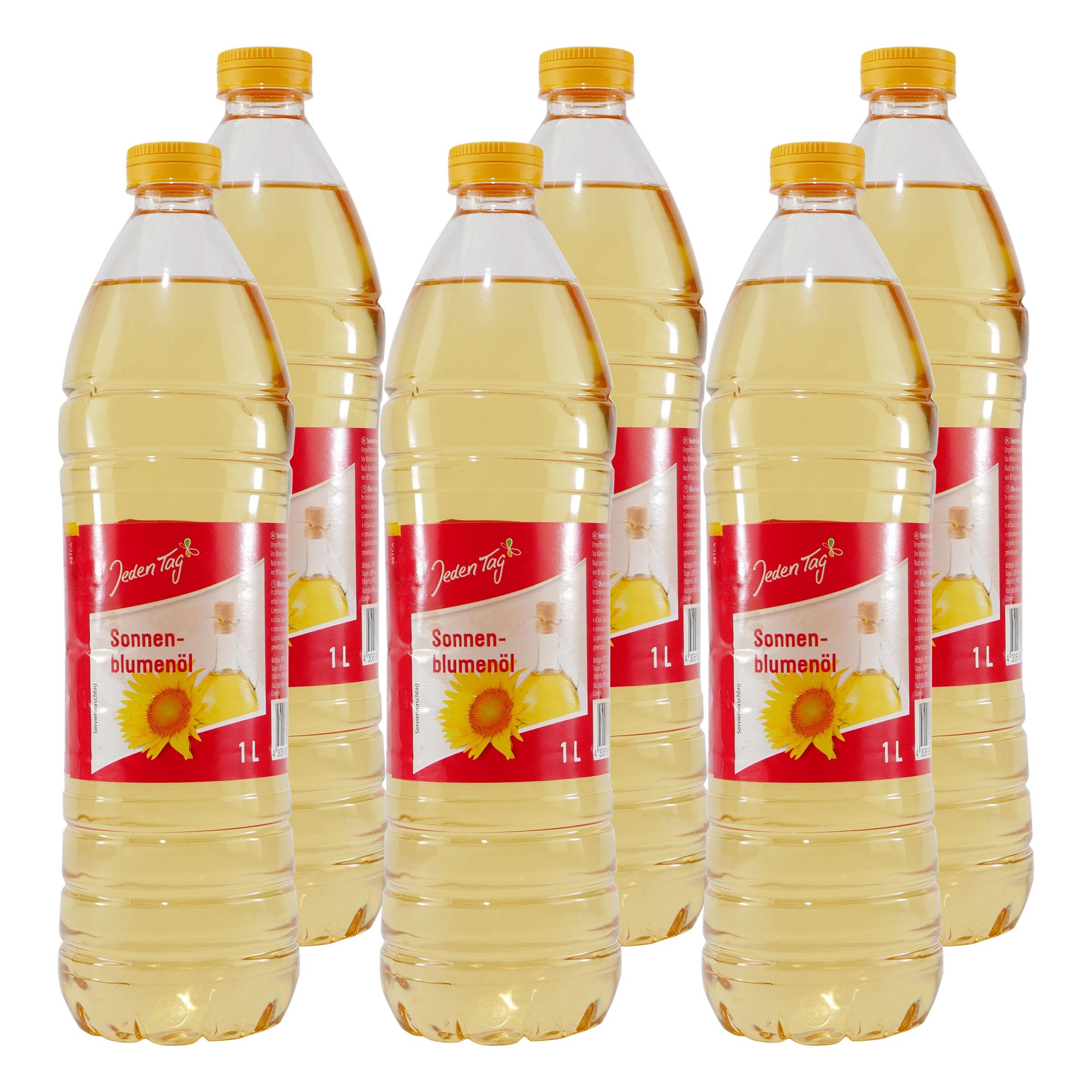Jeden Tag Sonnenblumenöl (15 x 1,0L)
