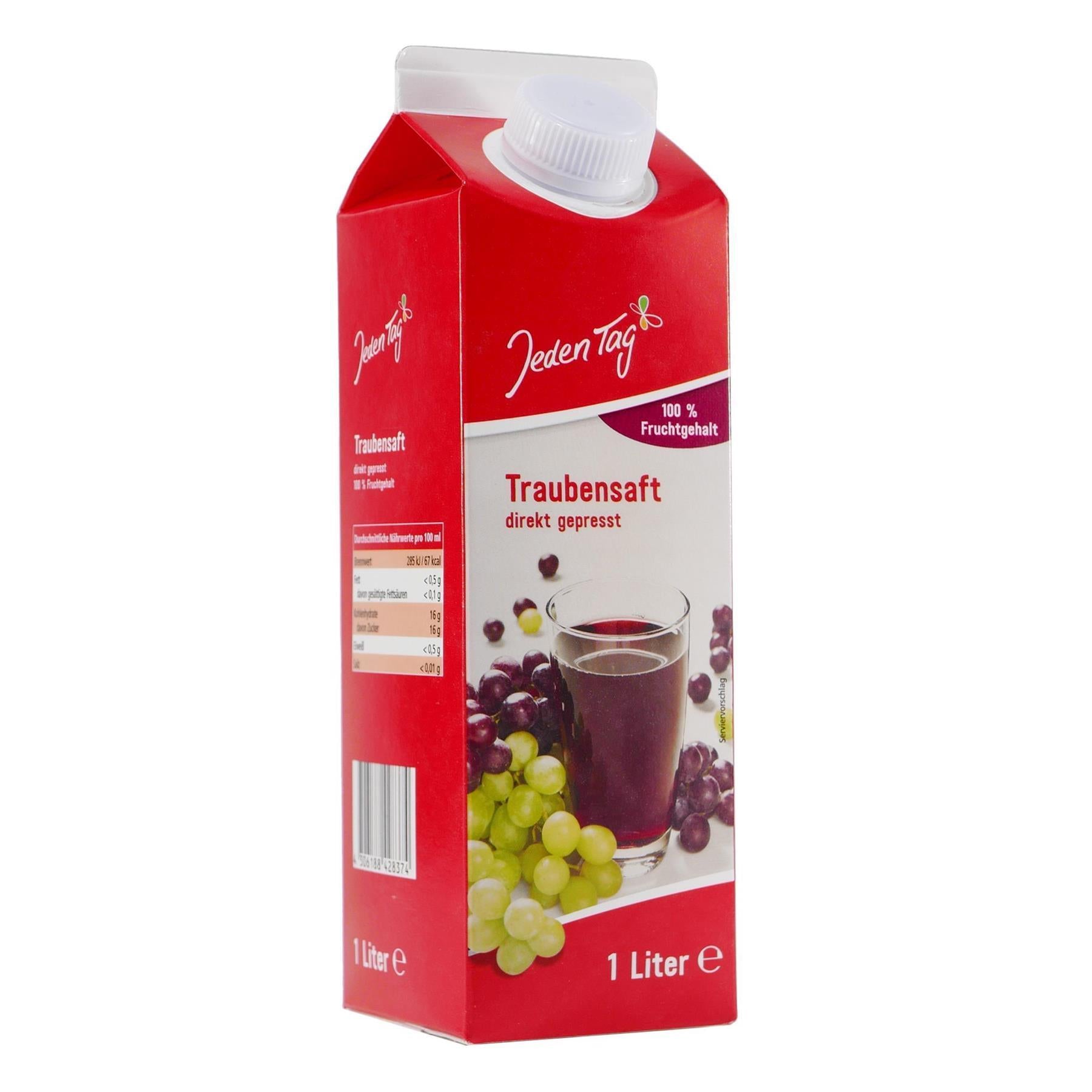 Jeden Tag Traubensaft (12 x 1,0L)
