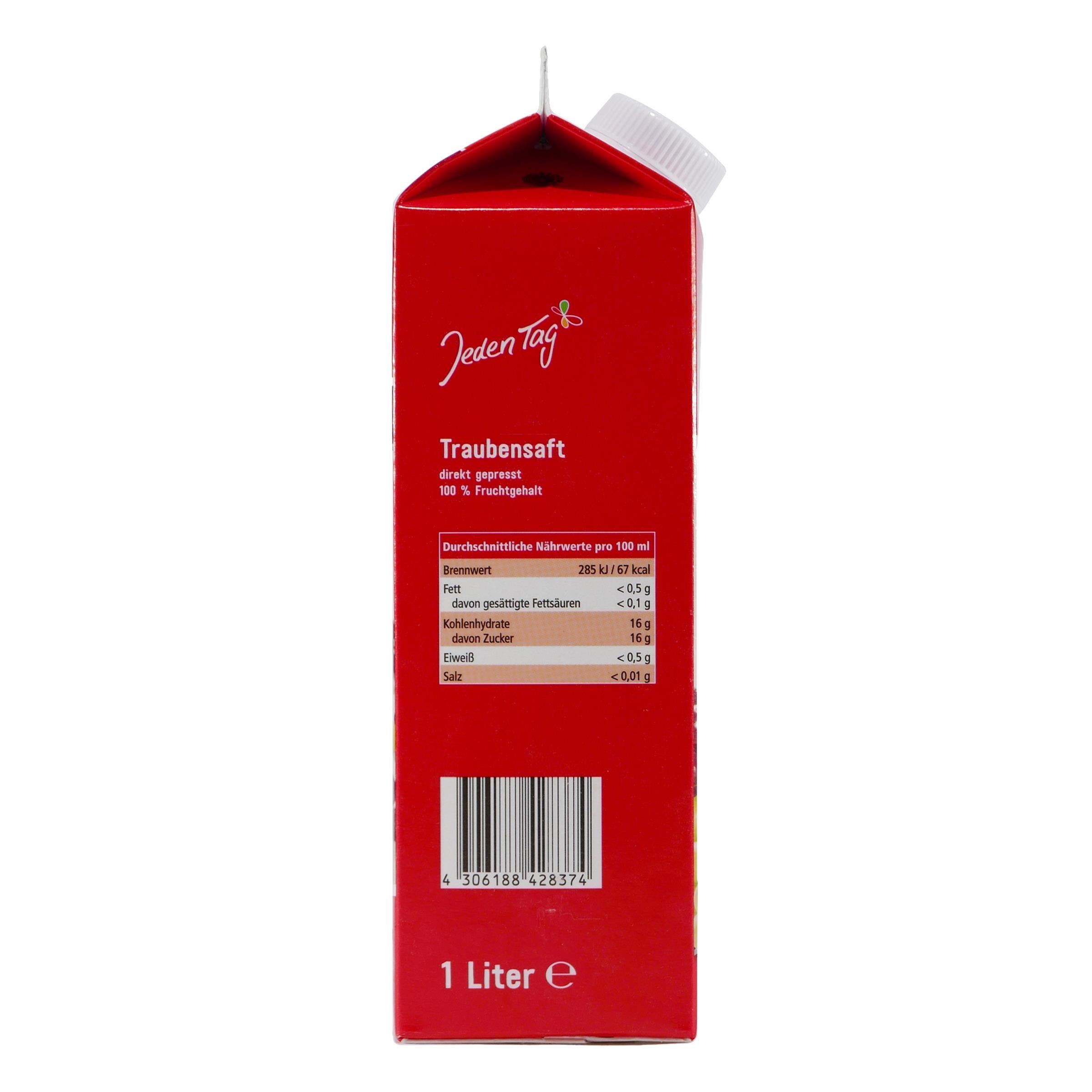 Jeden Tag Traubensaft (12 x 1,0L)