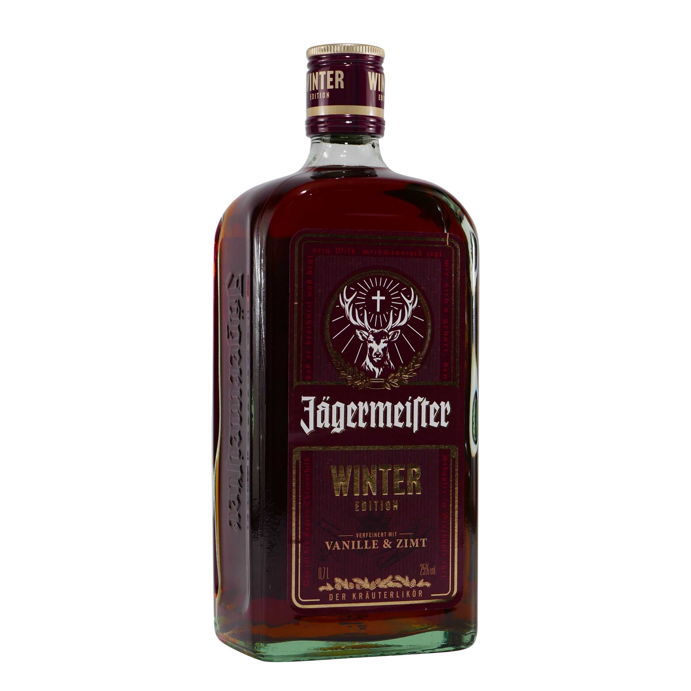 Jägermeister Winter Edition mit Geschenk-Holzkiste