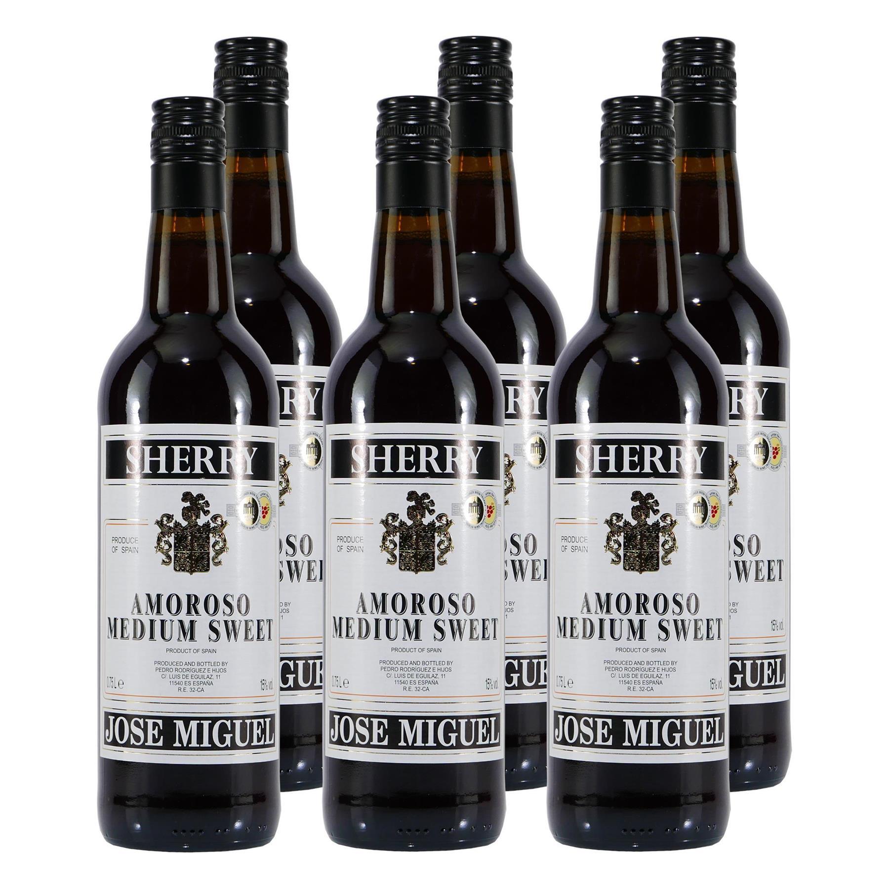 Jose Miguel Sherry -Amoroso Medium Sweet- (6 x 0,75L)