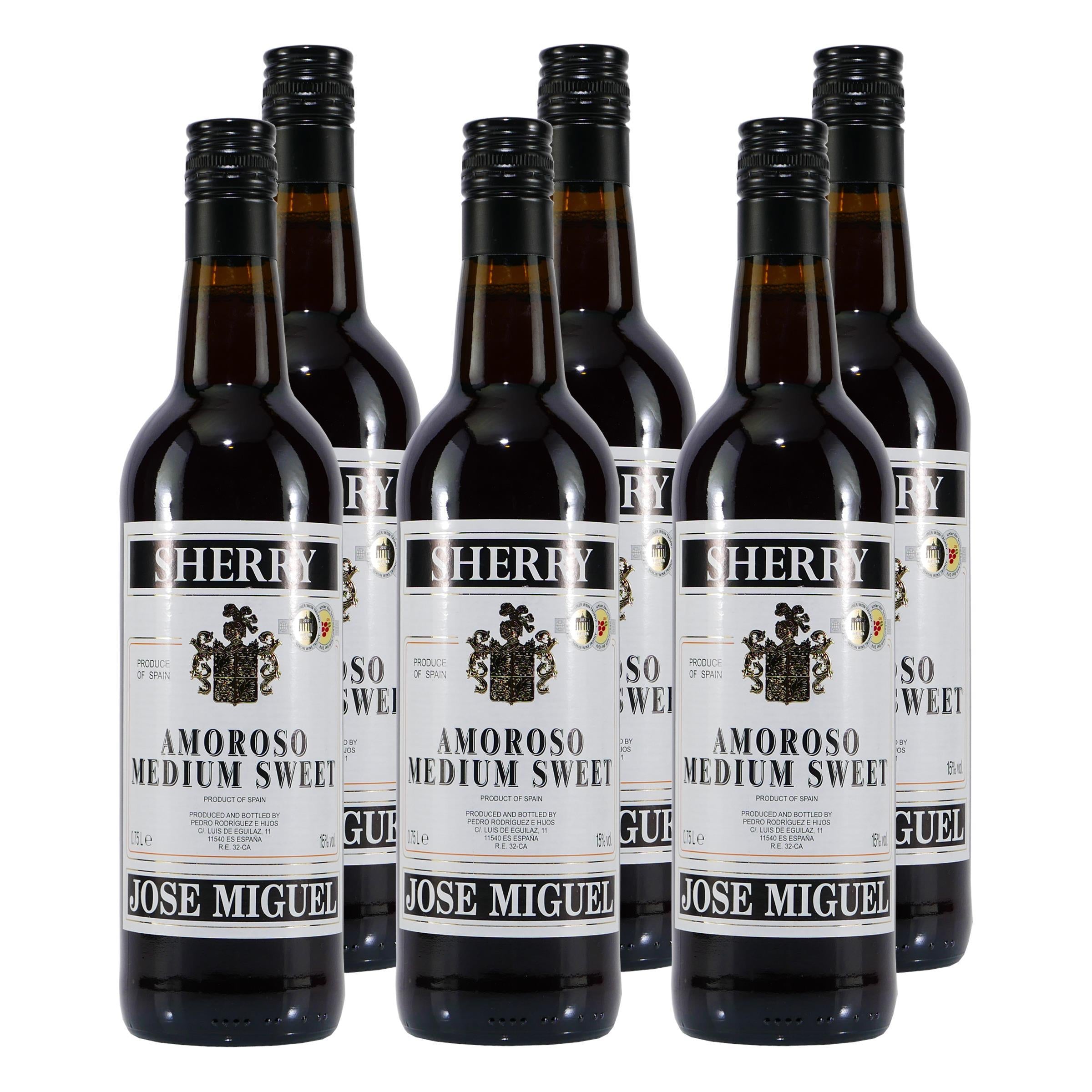 Jose Miguel Sherry -Amoroso Medium Sweet- (6 x 0,75L)