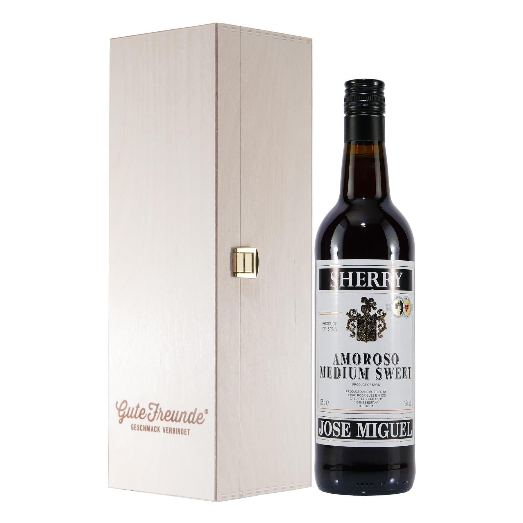 Jose Miguel Sherry -Amoroso Medium Sweet- mit Geschenk-HK