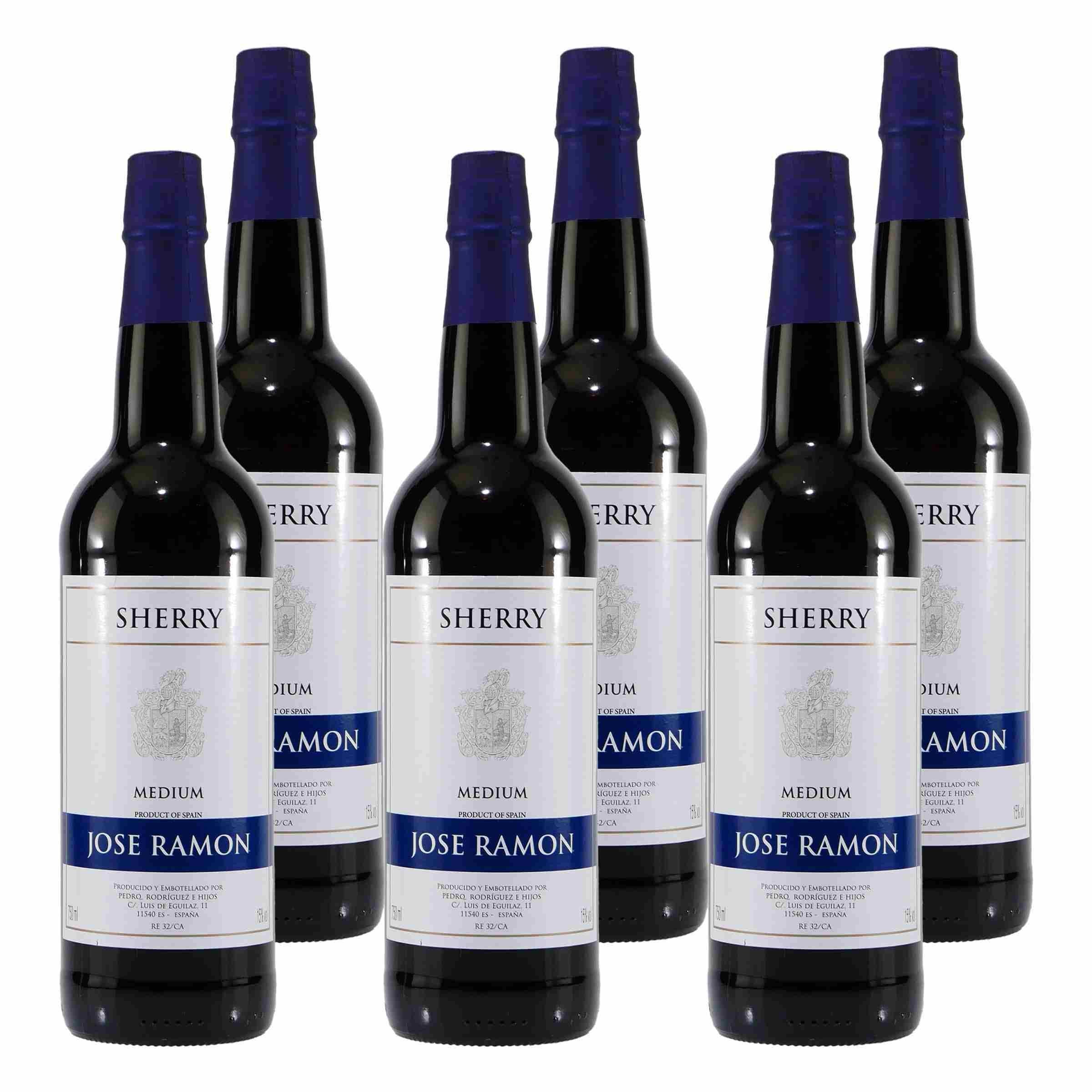 Jose Ramon Sherry -Medium- (6 x 0,75L)