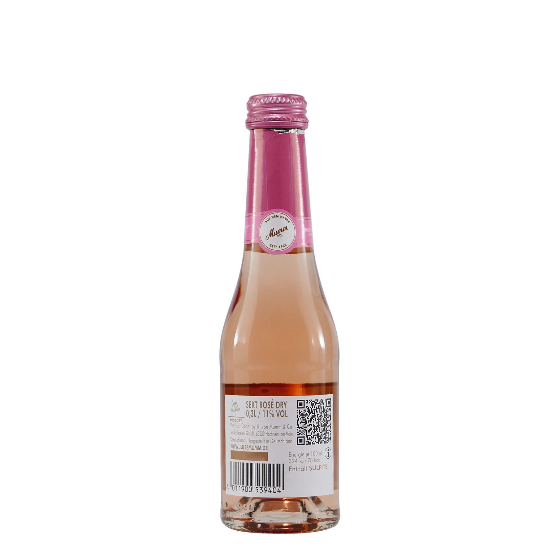 Jules Mumm Rosé Sekt -trocken- (12 x 0,2L)