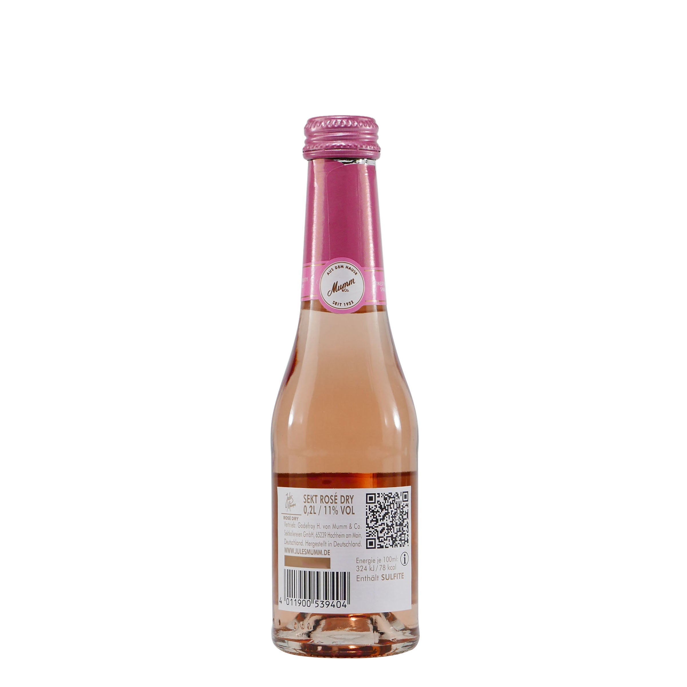 Jules Mumm Rosé Sekt -trocken- (12 x 0,2L)