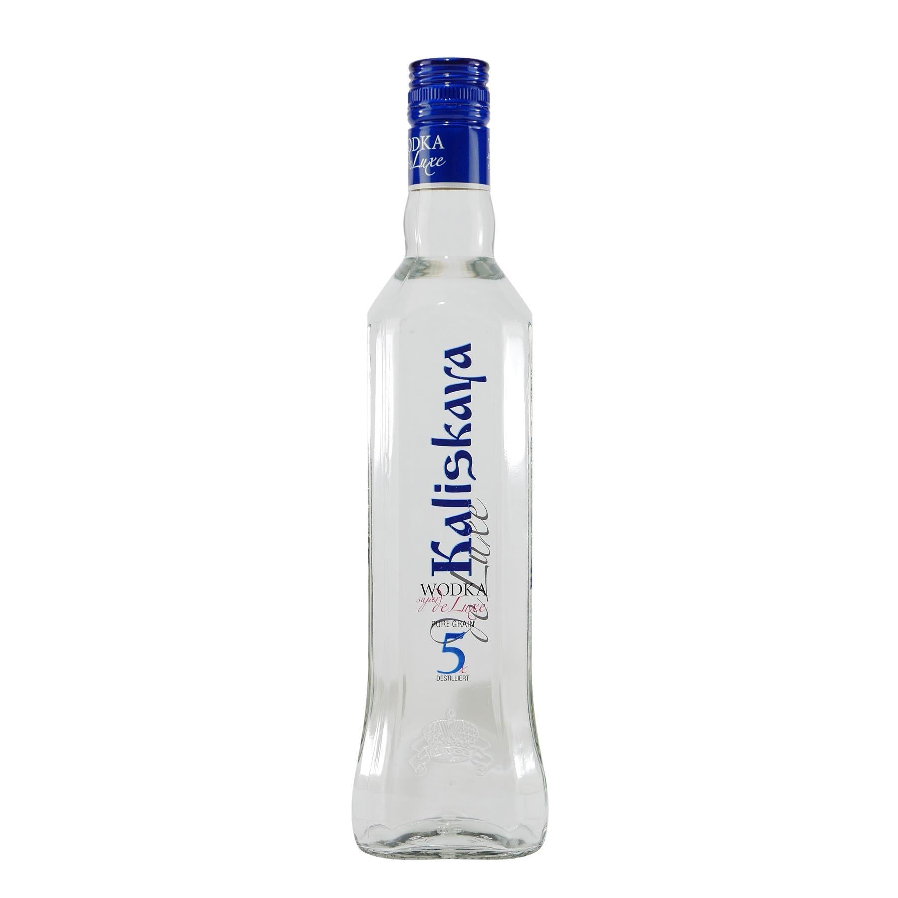 Kaliskaya Luxe Wodka mit Geschenk-Holzkiste
