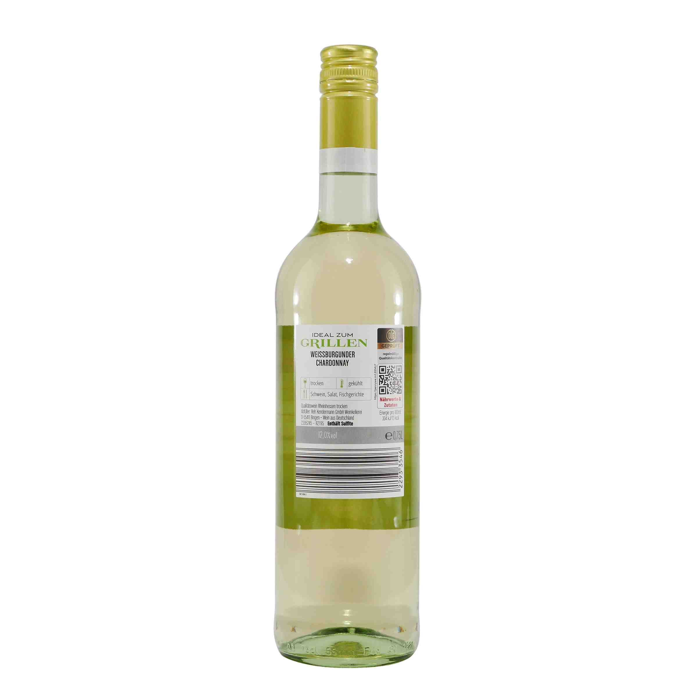 Kendermann Weissburgunder Chardonnay -trocken- (6 x 0,75L)