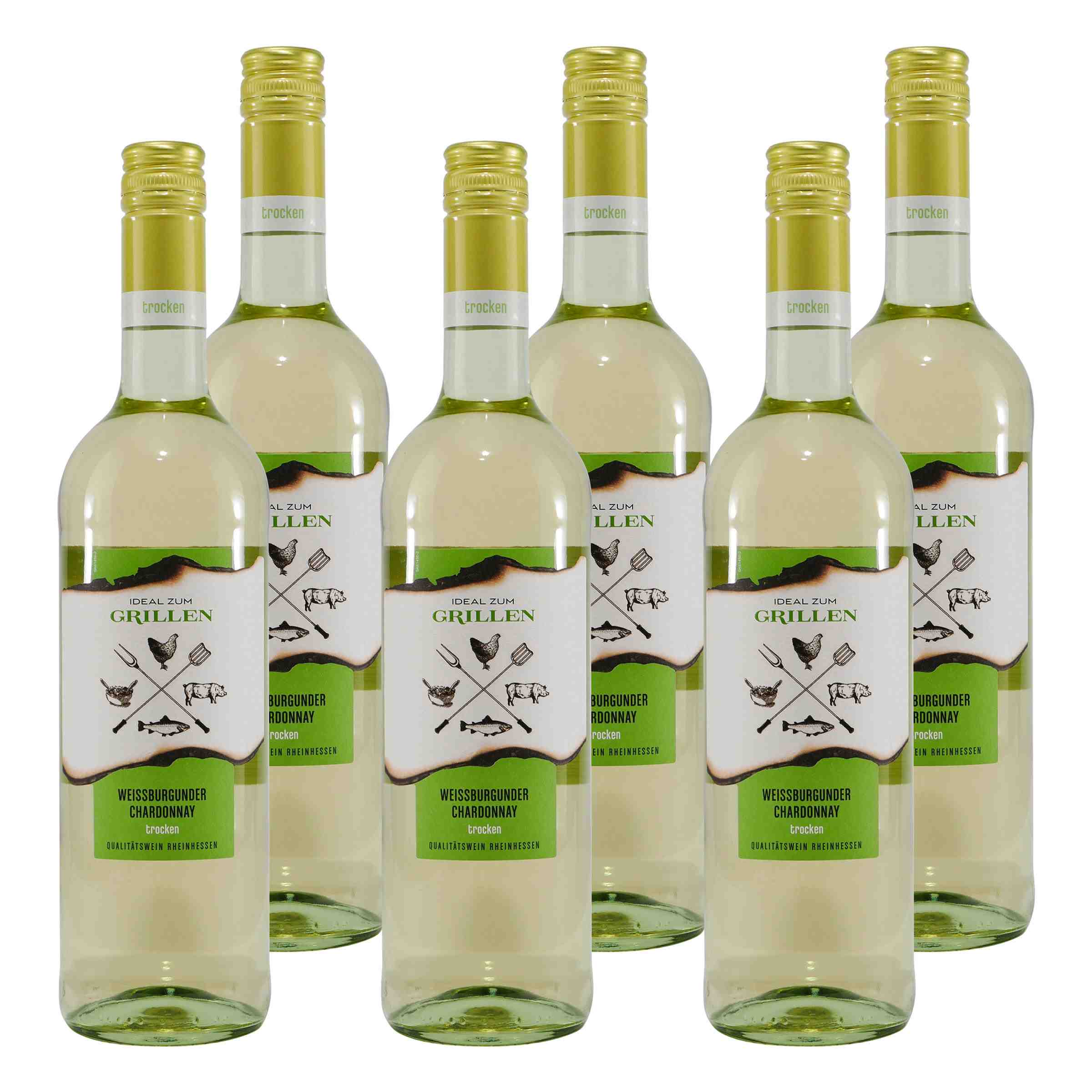 Kendermann Weissburgunder Chardonnay -trocken- (6 x 0,75L)