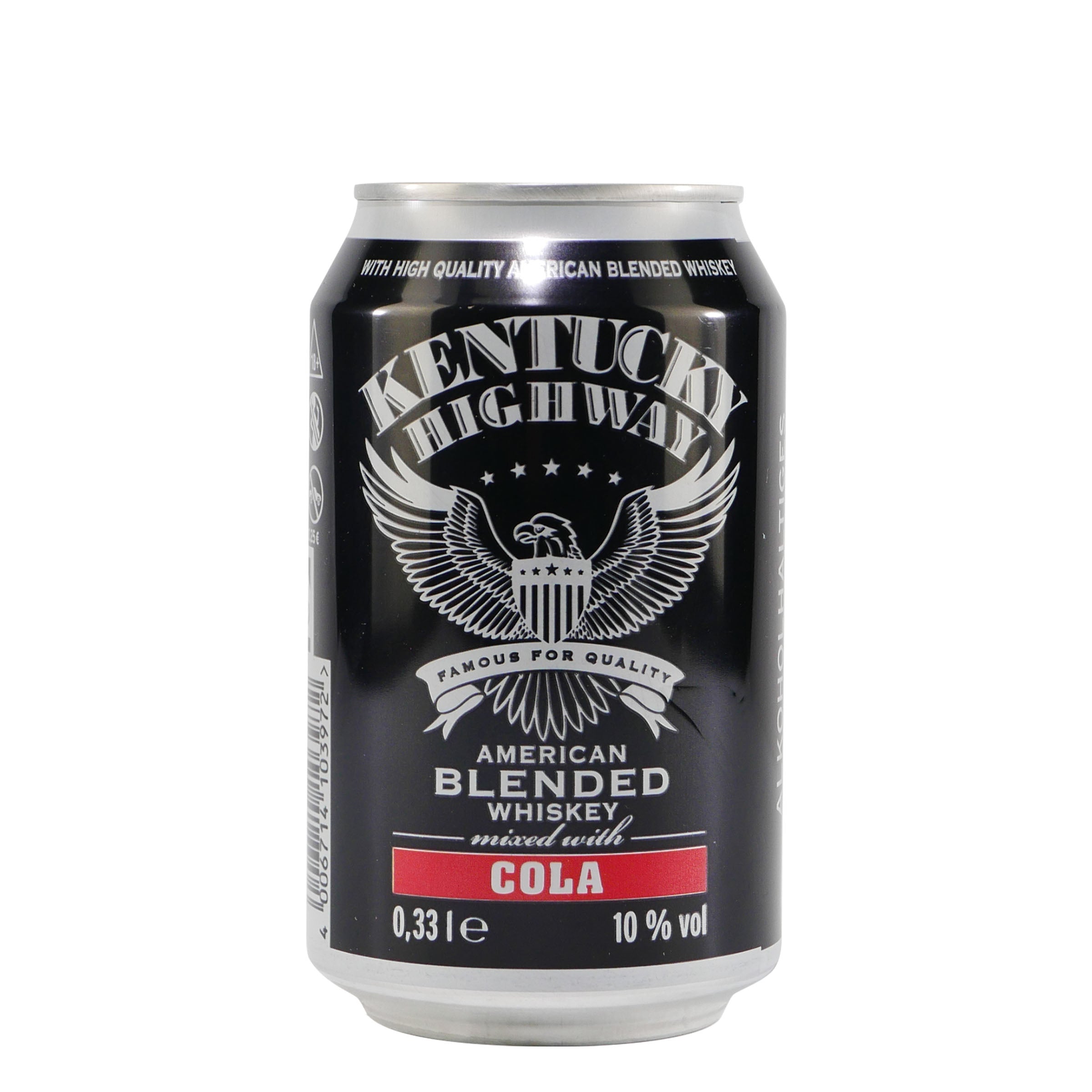 Kentucky Highway Whiskey + Cola (24 x 0,33L)