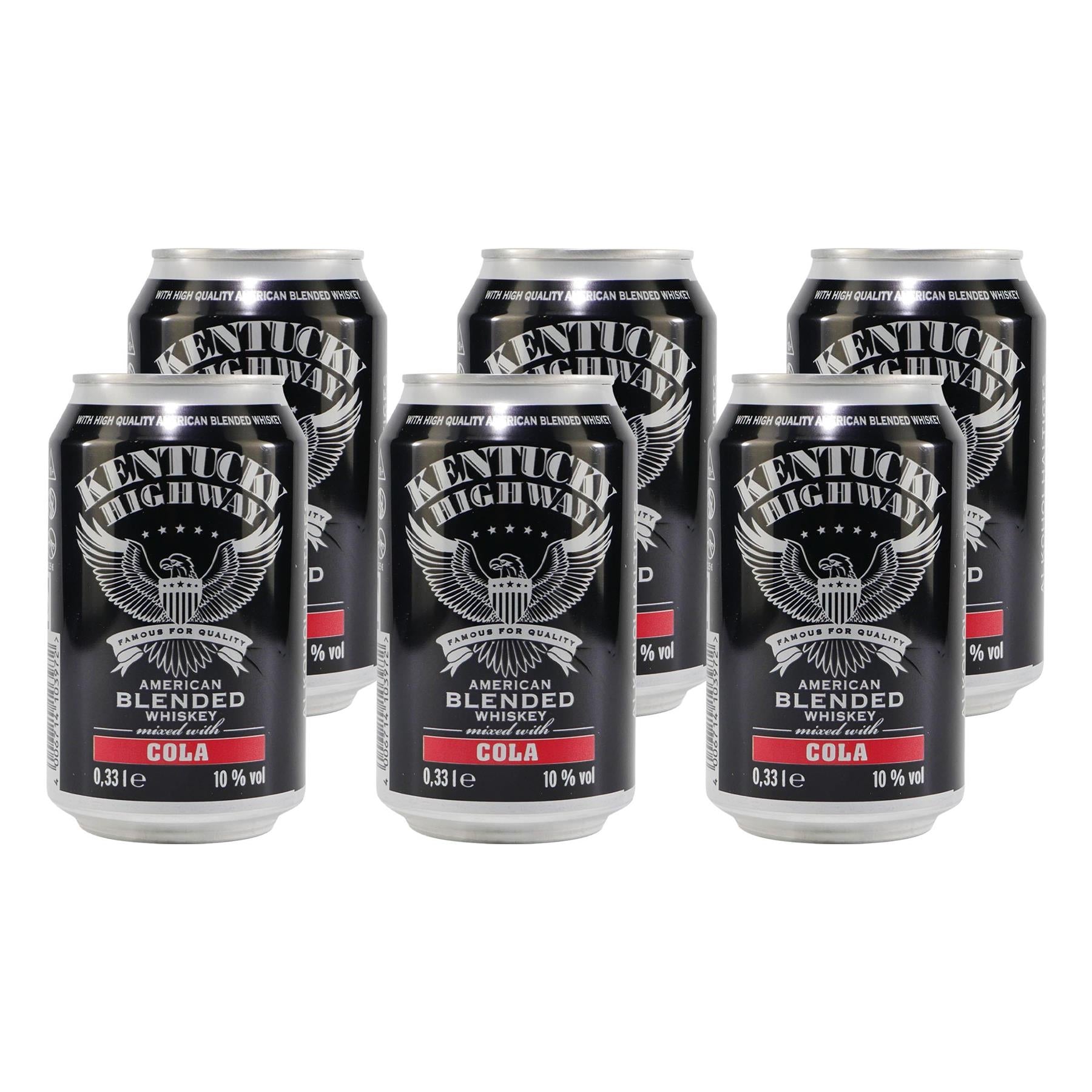 Kentucky Highway Whiskey + Cola (24 x 0,33L)