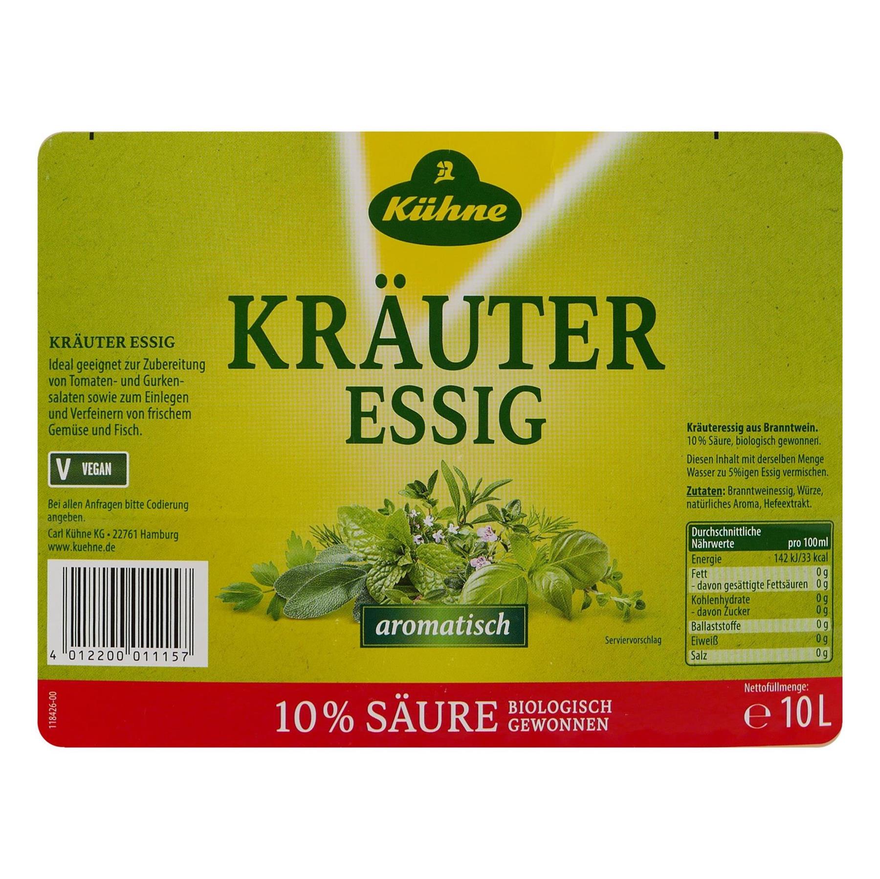 Kühne Kräuter-Essig 10L