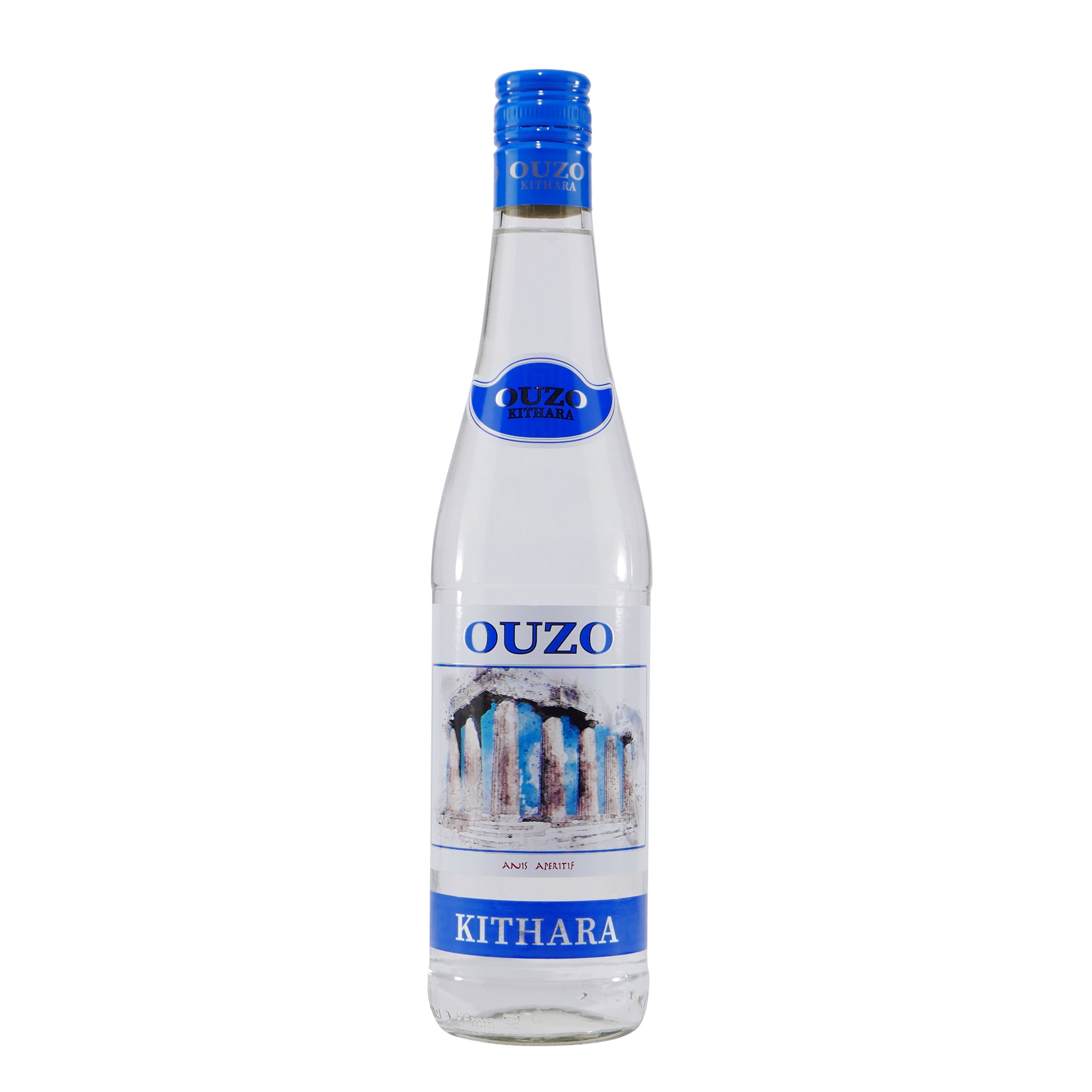 Kithara Ouzo mit Geschenk-Holzkiste