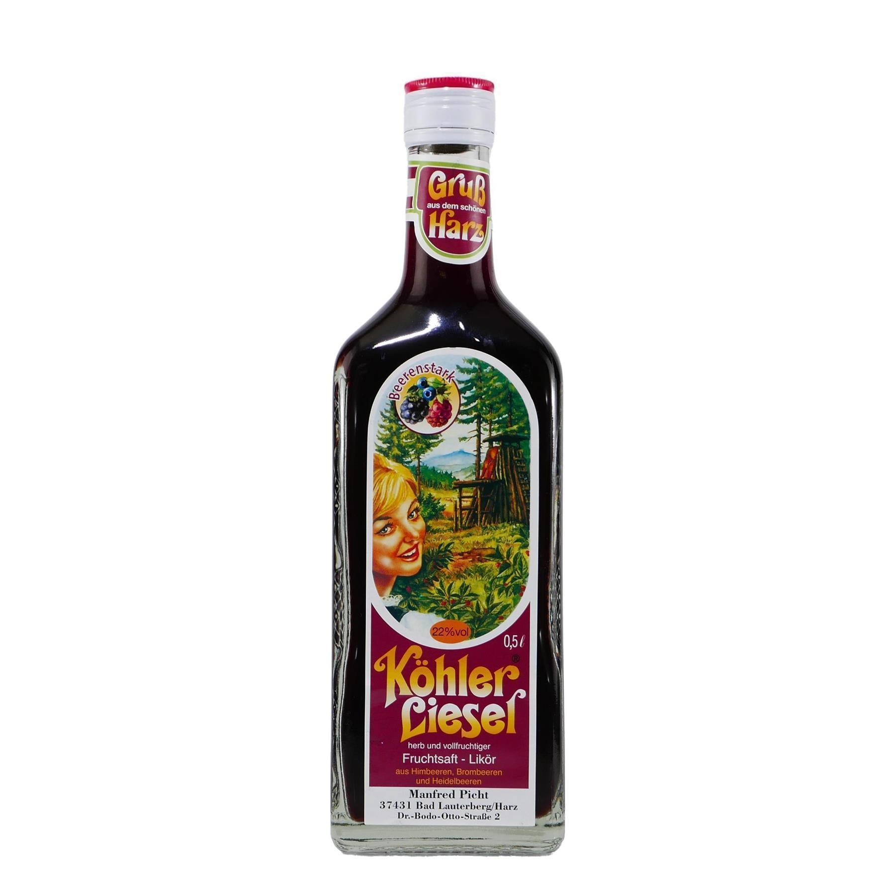 Köhler Liesel Fruchtsaft-Likör | Erfrischender Likör aus ausgewählten Früchten