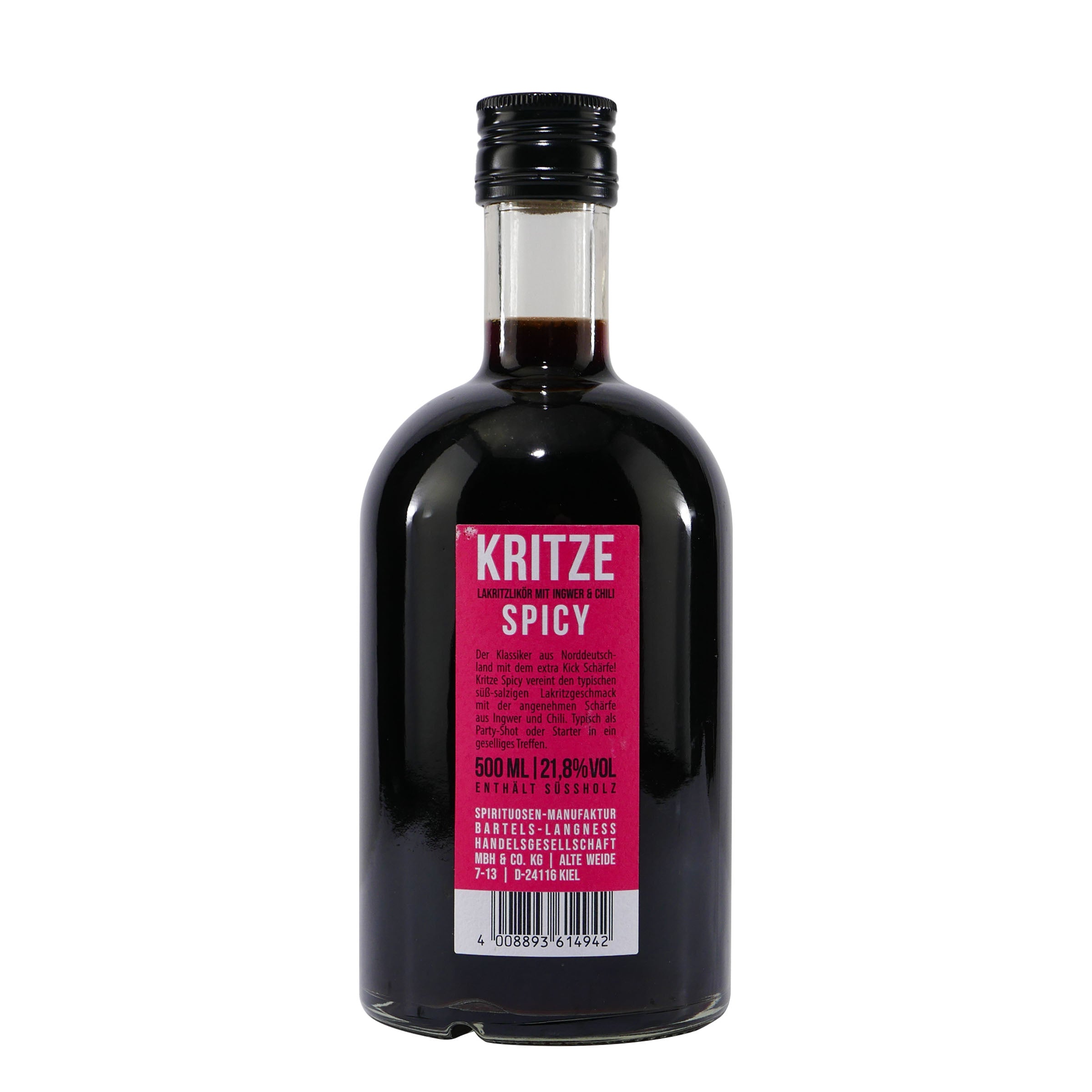 Kritze Lakritzlikör -Spicy-