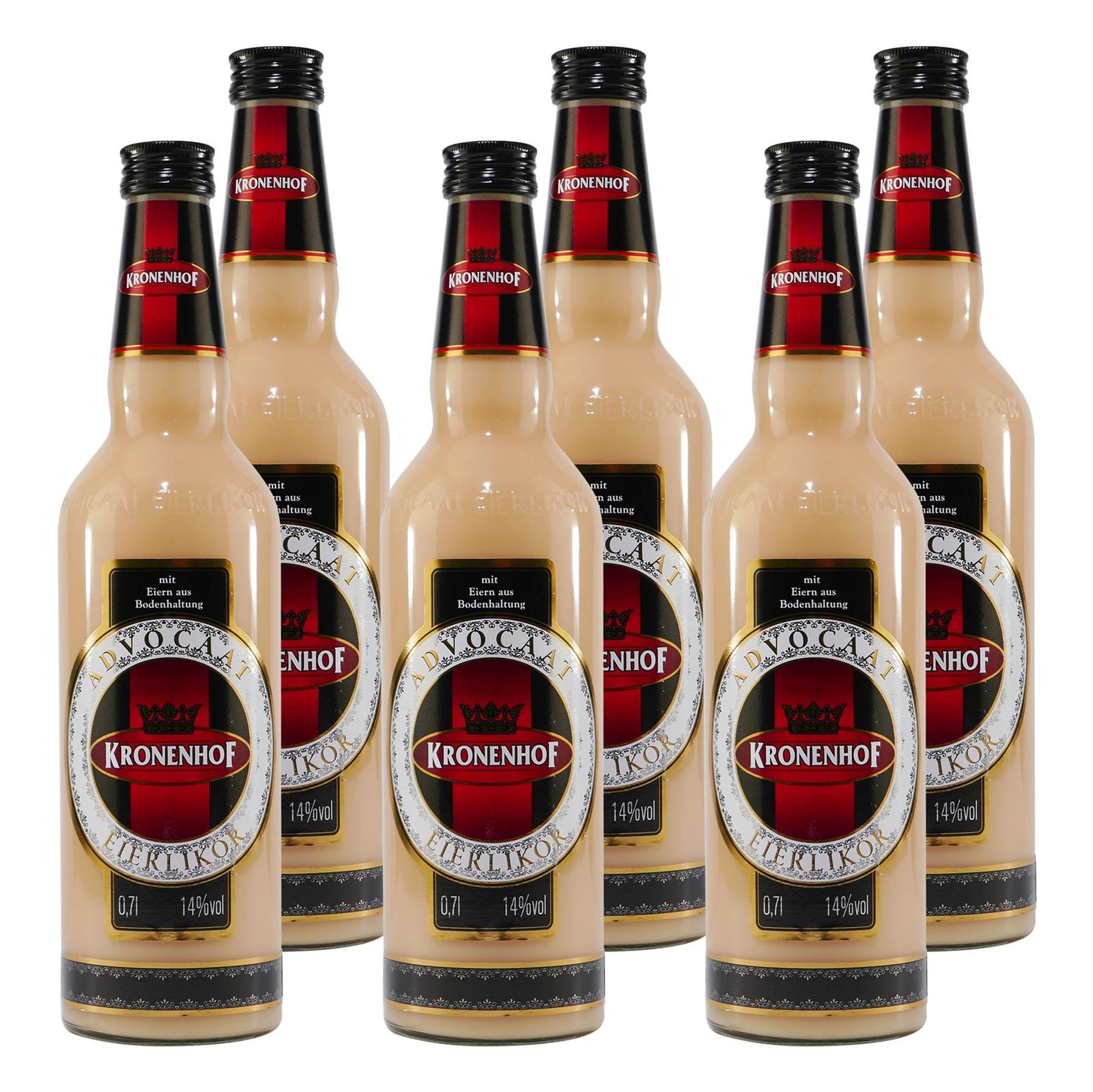 Kronenhof Advocaat Eierlikör (6 x 0,7L)