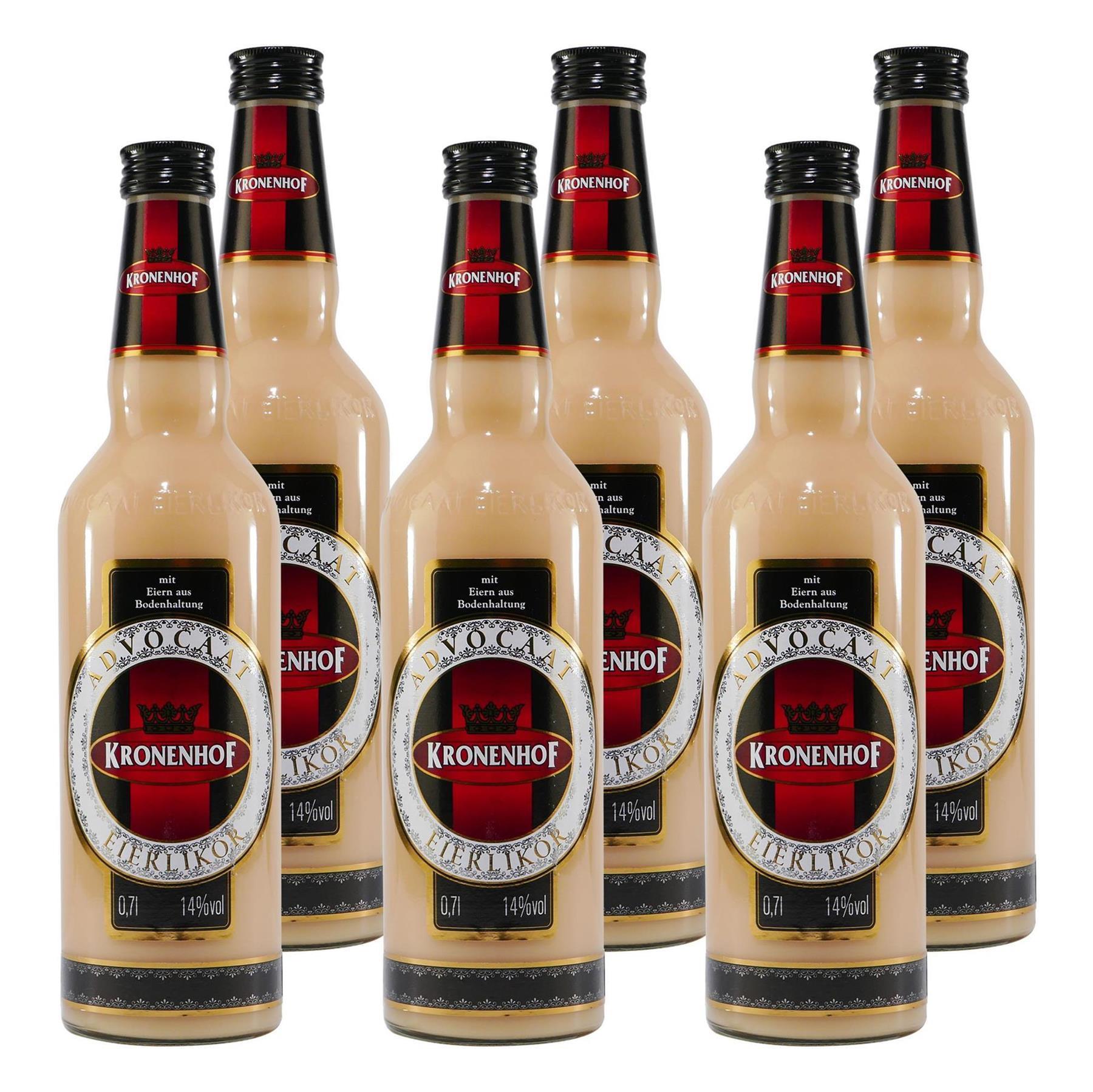 Kronenhof Advocaat Eierlikör (6 x 0,7L)