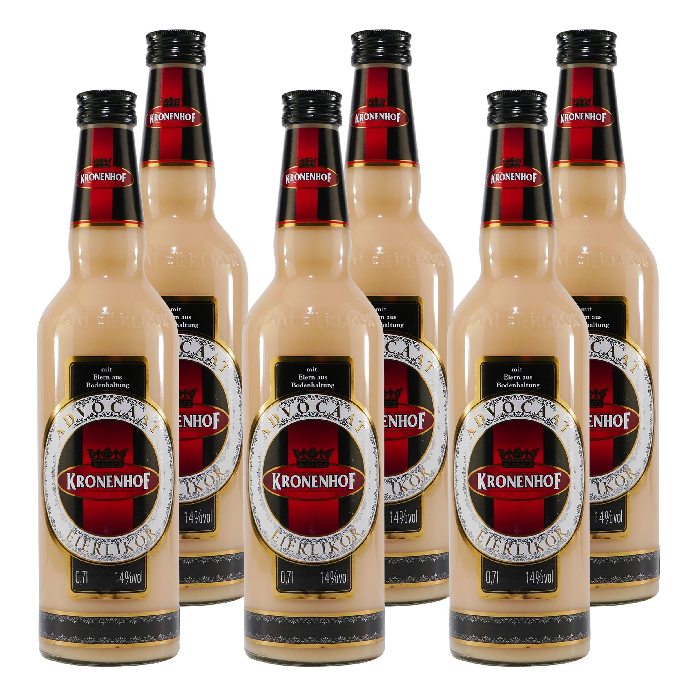 Kronenhof Advocaat Eierlikör (6 x 0,7L)