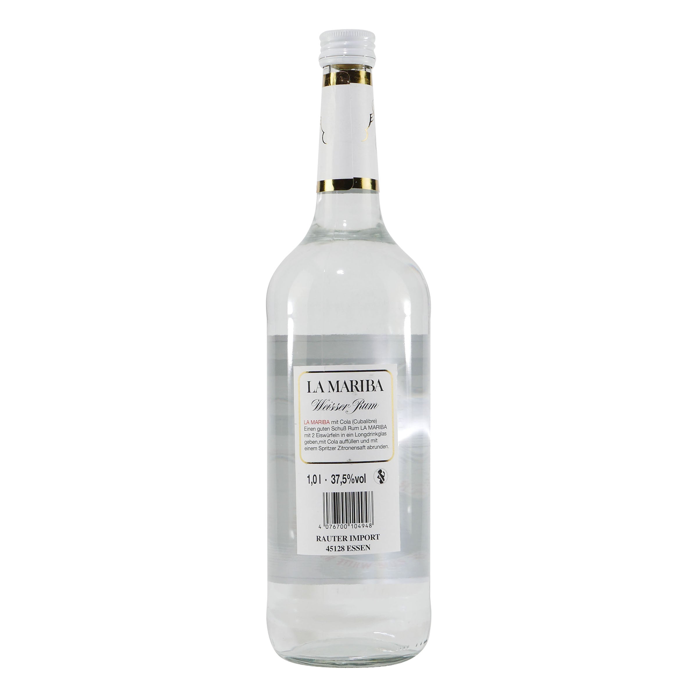 La Mariba White Rum mit Geschenk-Holzkiste
