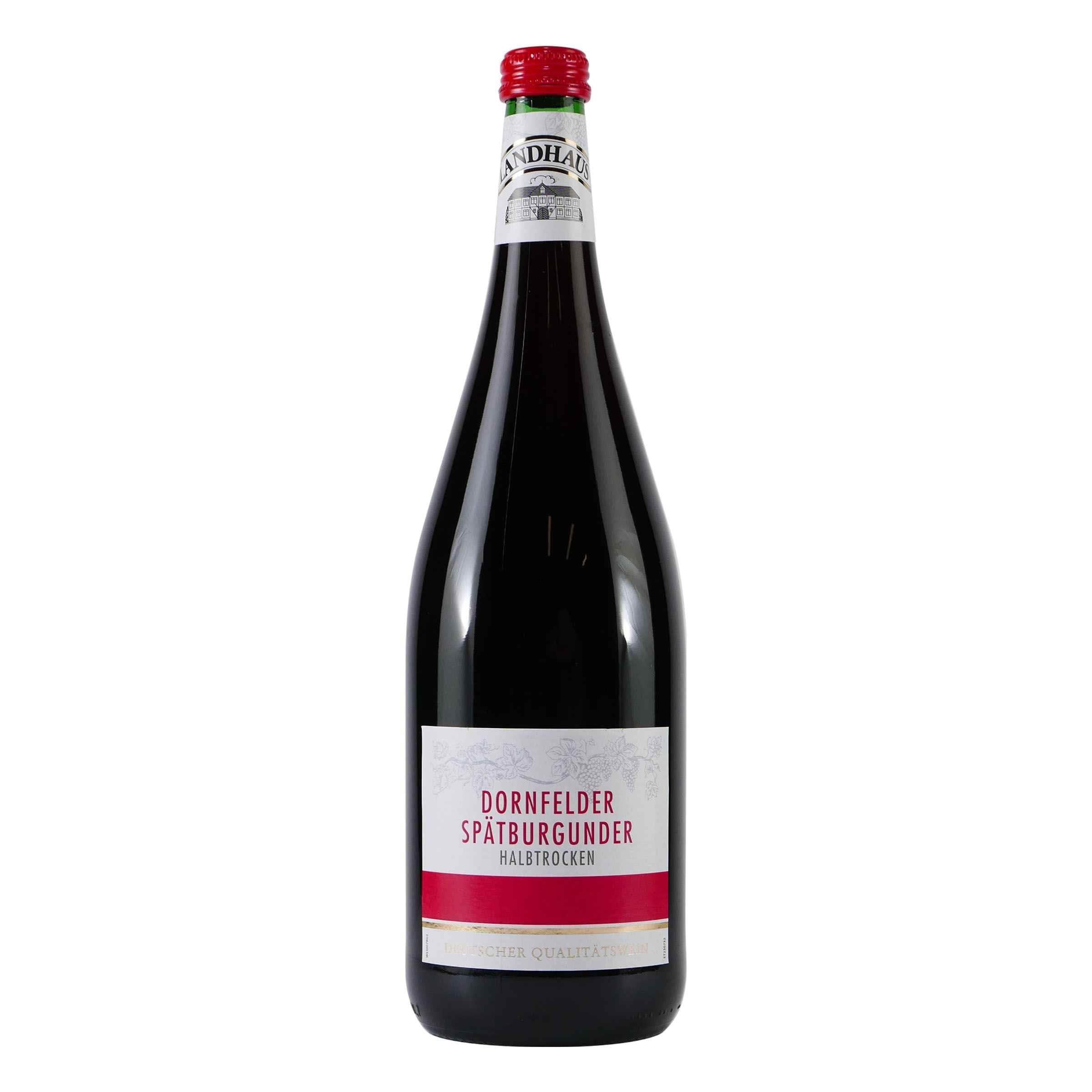 Landhaus Dornfelder Spätburgunder -halbtrocken- (6 x 1,0L)