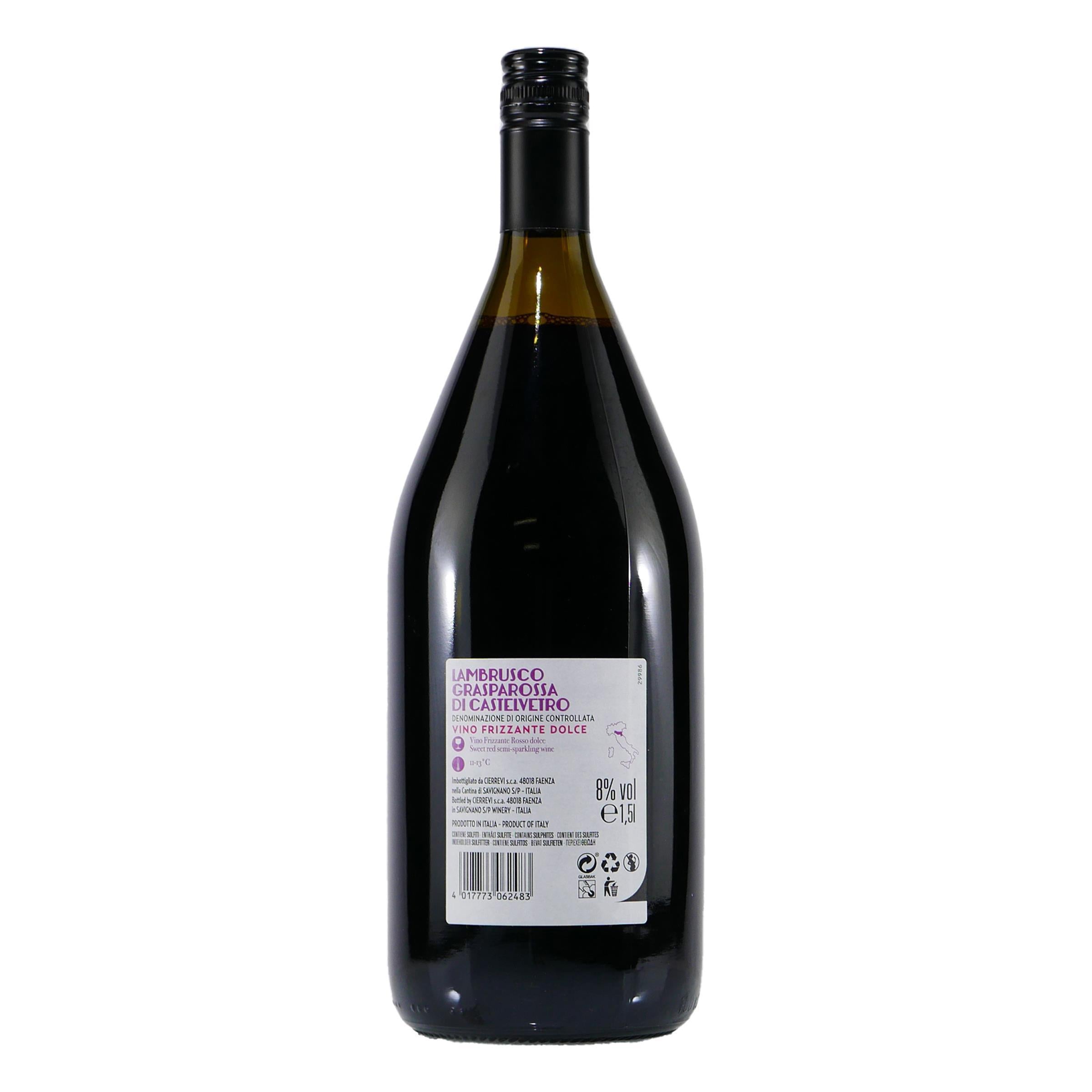 Laura Romagnelli Lambrusco DOC -lieblich- (6 x 1,5L)