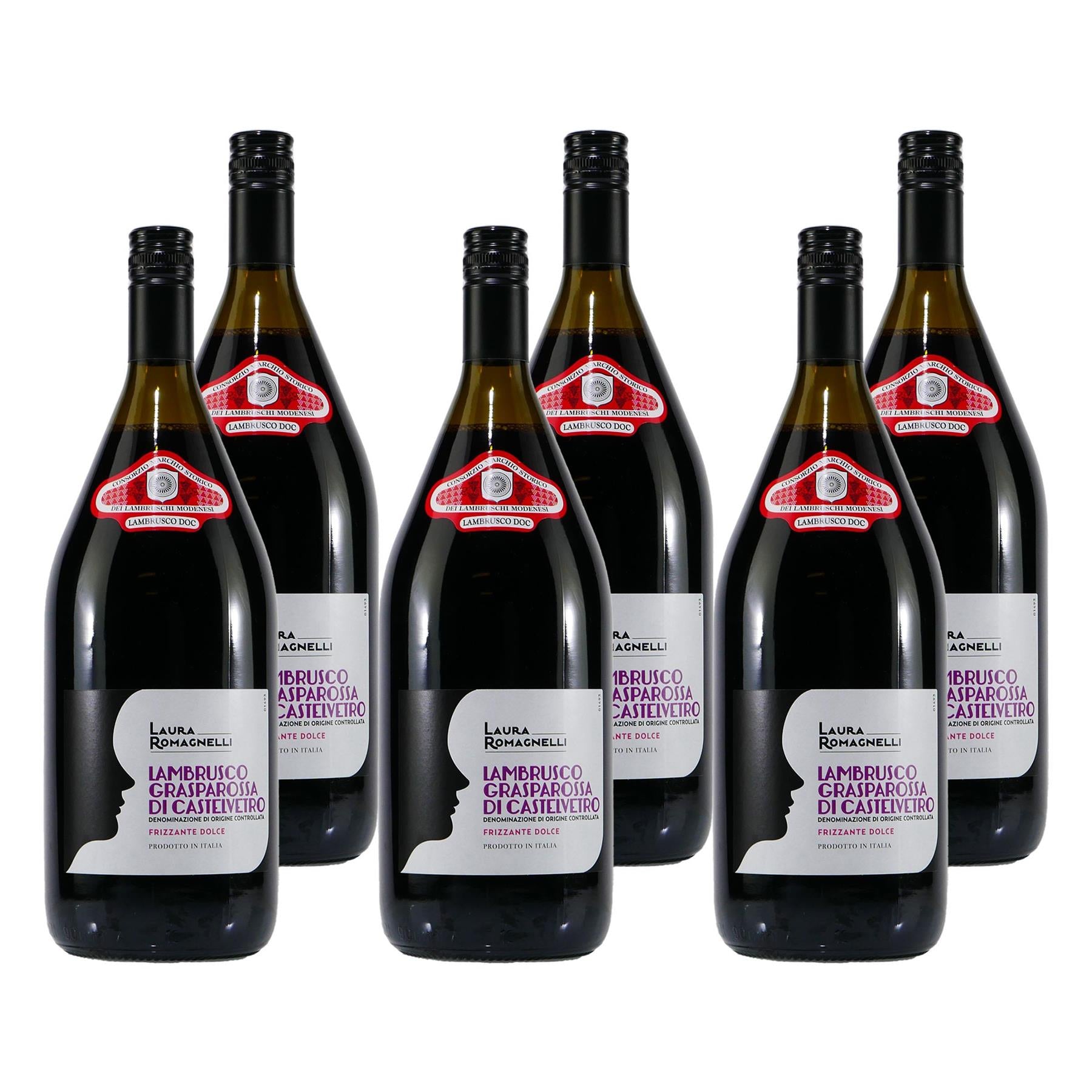 Laura Romagnelli Lambrusco DOC -lieblich- (6 x 1,5L)