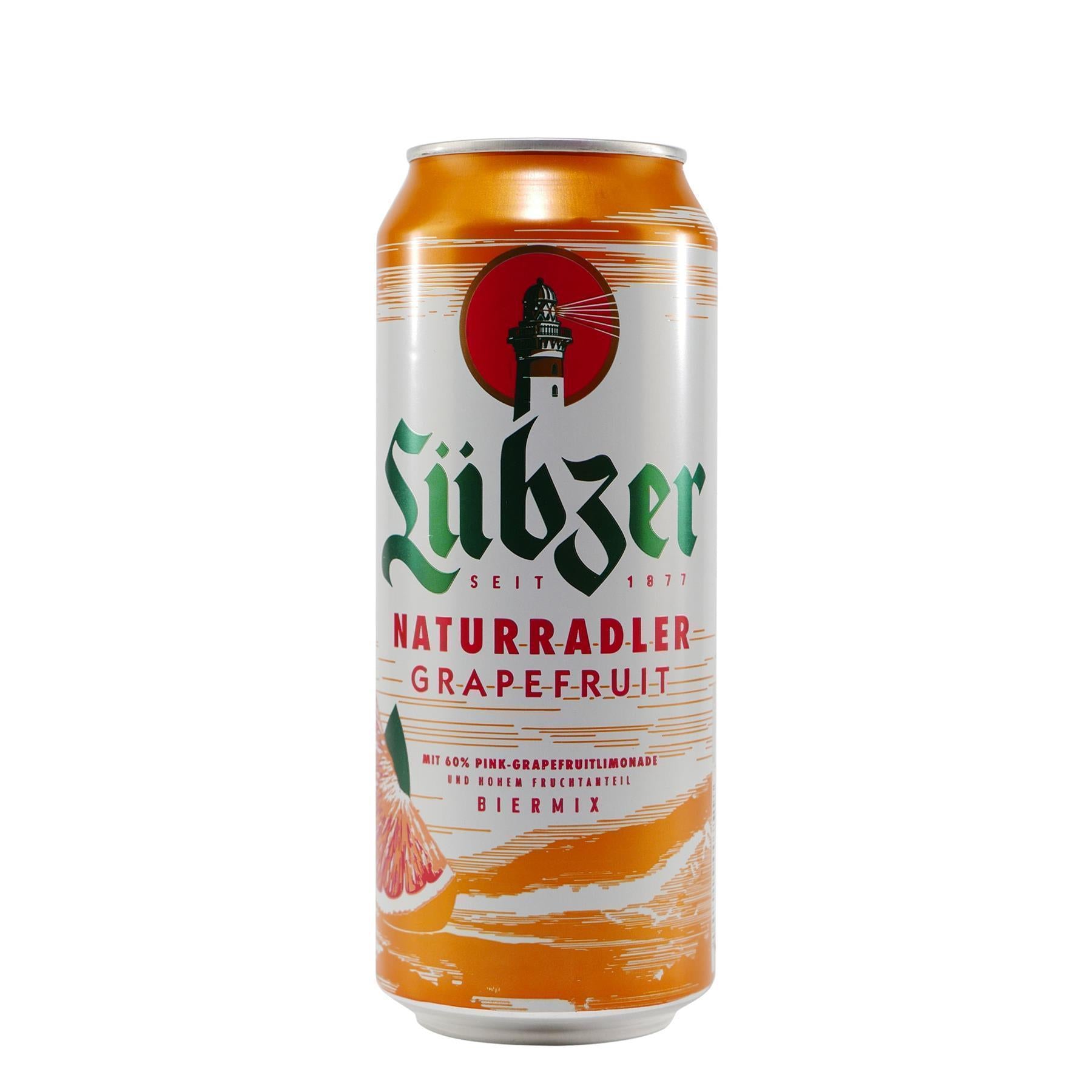 Lübzer Naturradler Grapefruit (24 x 0,5L) EINWEG