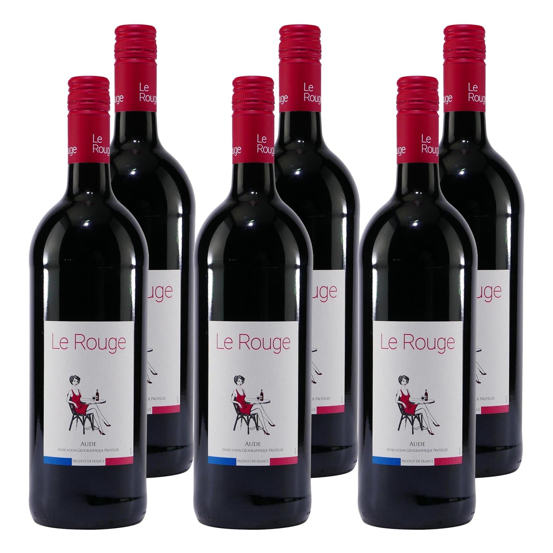 Le Rouge Aude IGP -trocken- (6 x 1,0L)