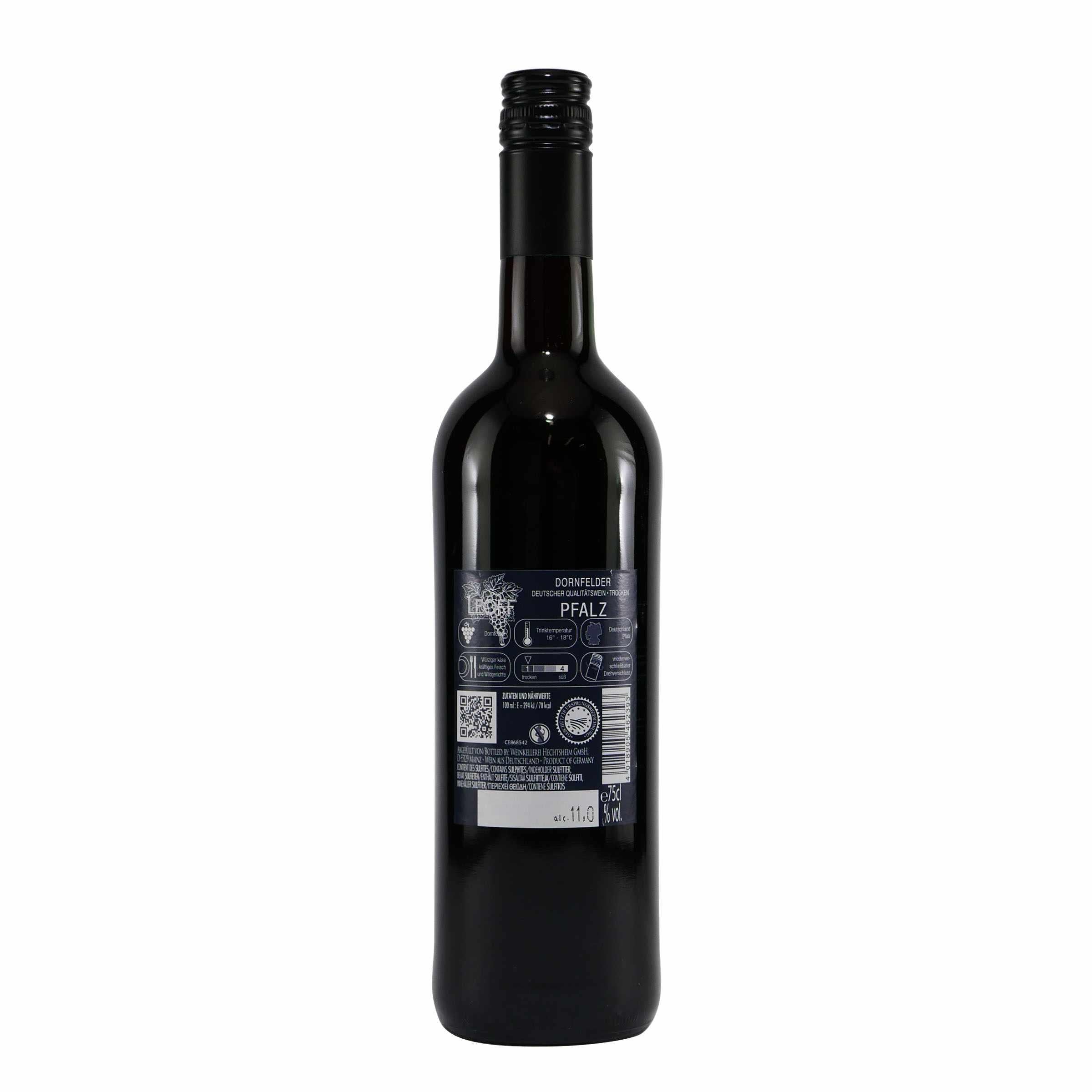 Leoff Dornfelder QbA -trocken- (6 x 0,75L)