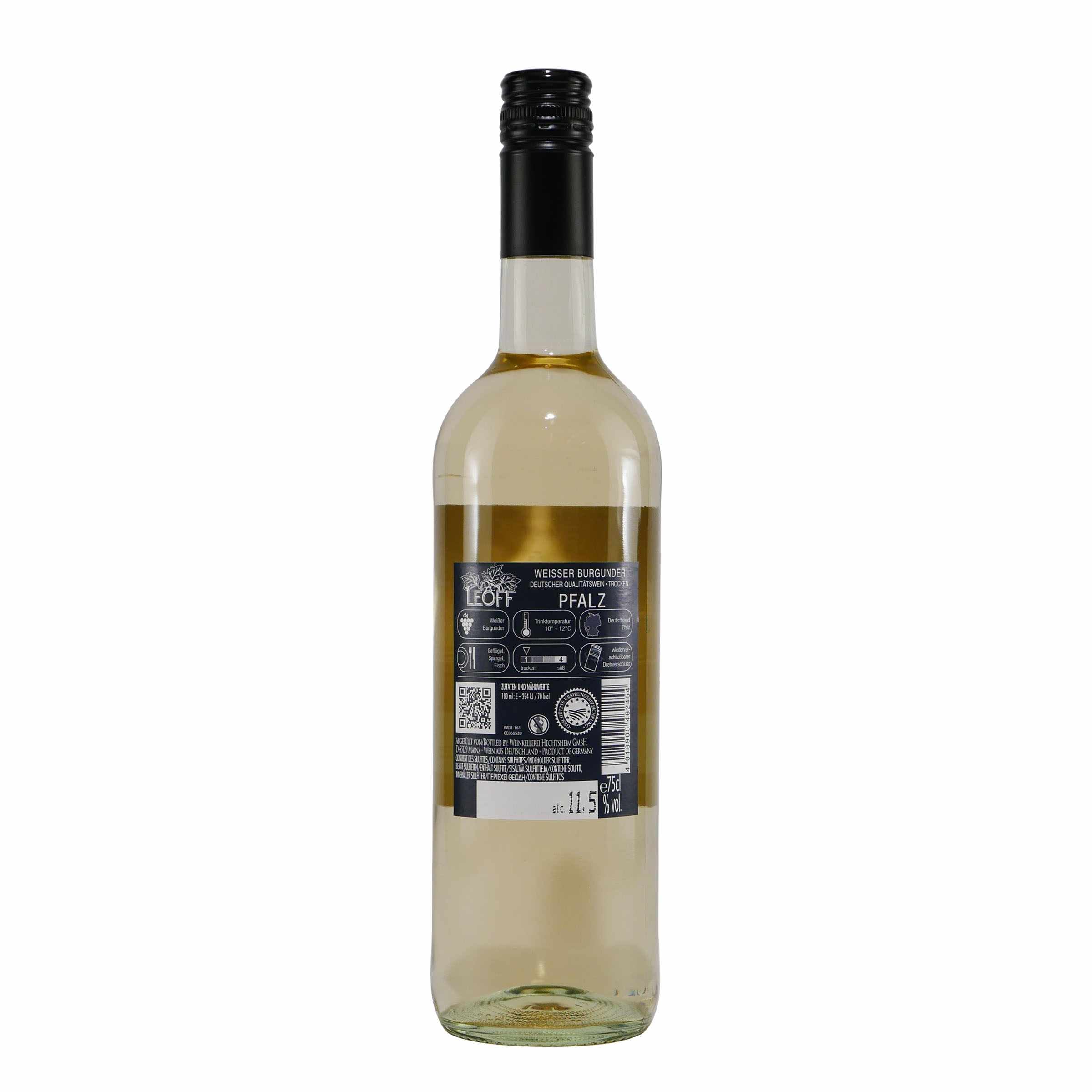 Leoff Weisser Burgunder QbA -trocken- (6 x 0,75L)