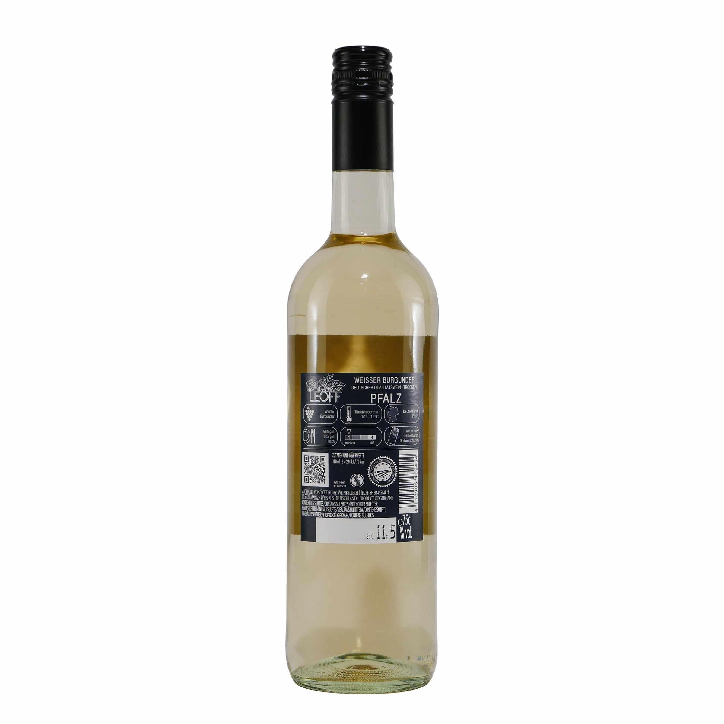 Leoff Weisser Burgunder QbA -trocken- (6 x 0,75L)