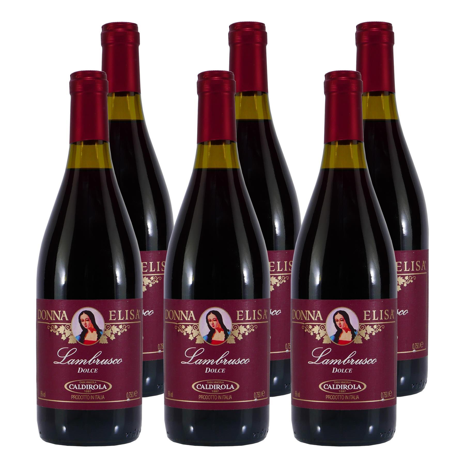 Donna Elisa Lambrusco IGT -lieblich- (6 x 0,75L)