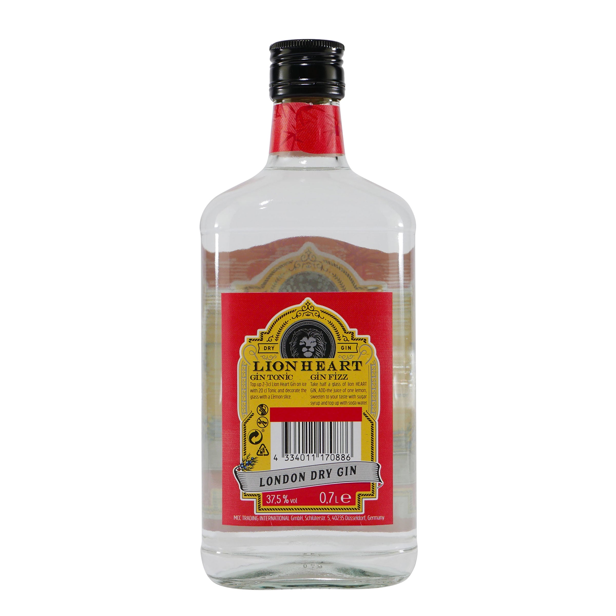 Lion Heart London Dry Gin (6 x 0,7L)