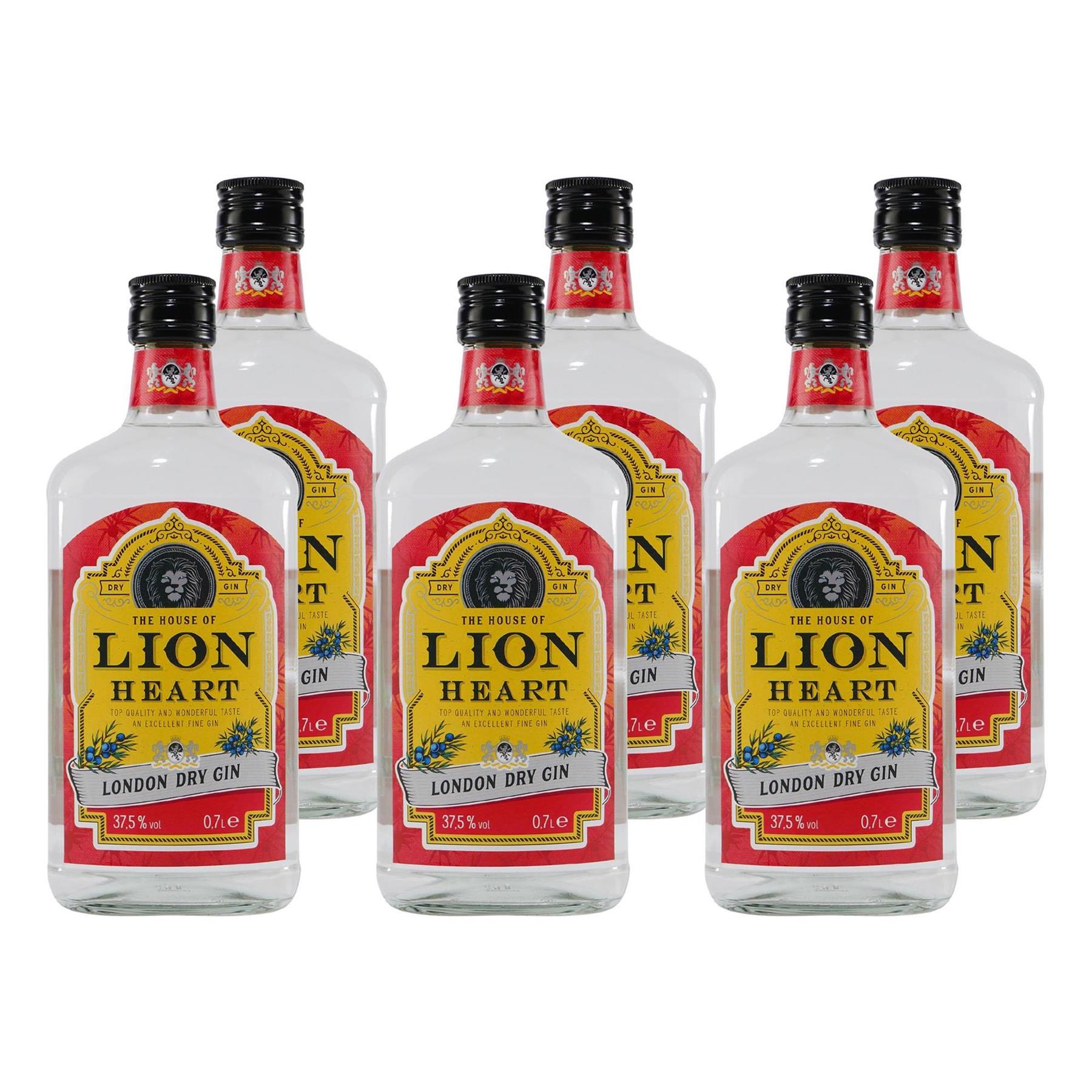 Lion Heart London Dry Gin (6 x 0,7L)